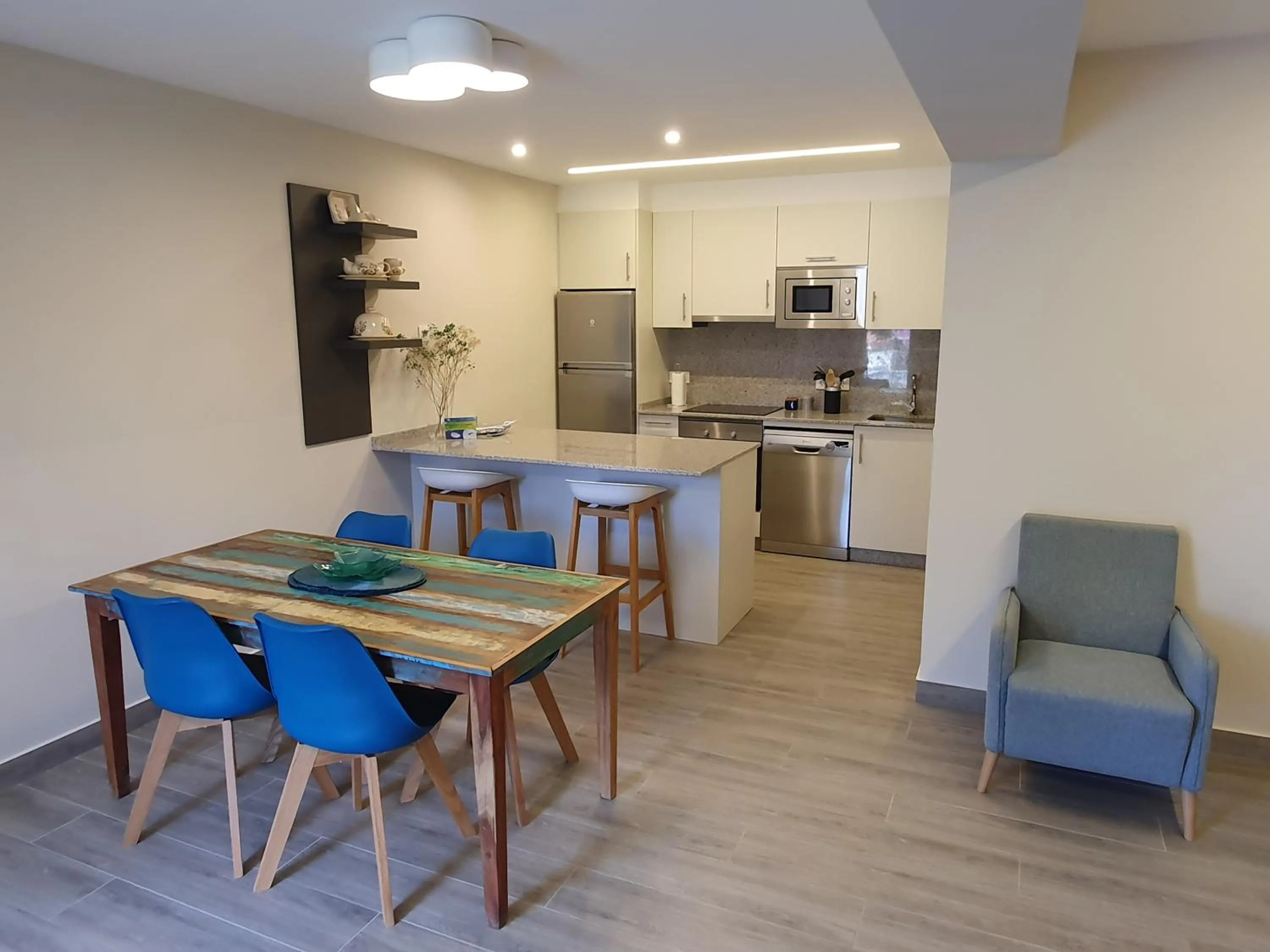 Living room in Apartamentos Ria de Aldan