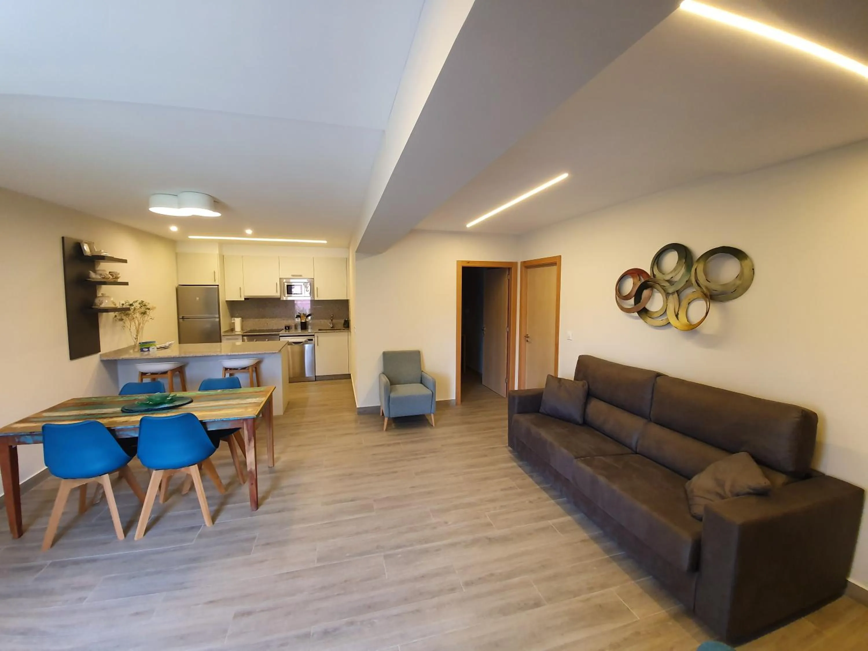 Living room in Apartamentos Ria de Aldan