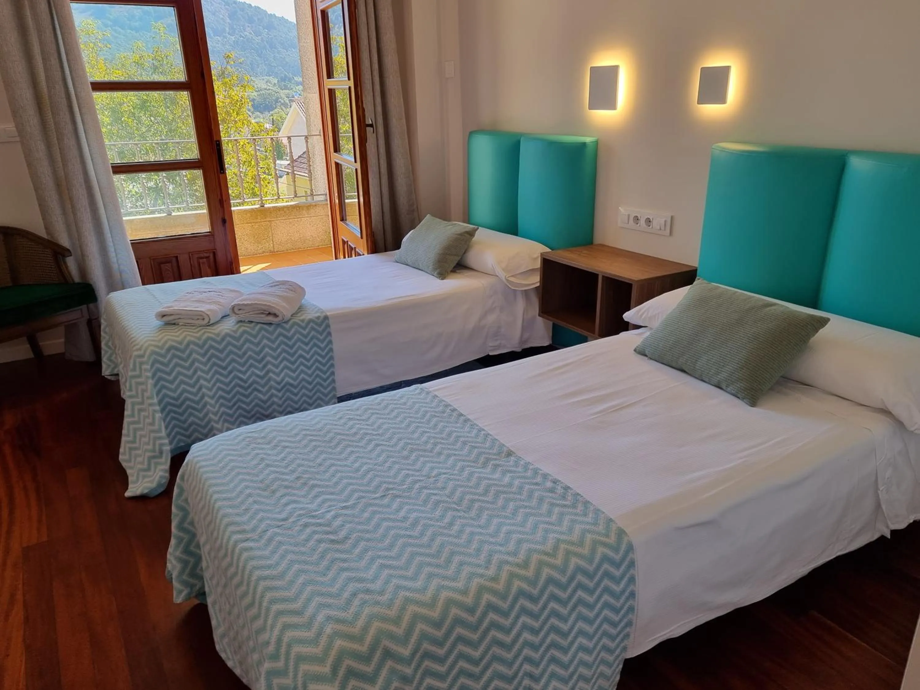 Bed in Apartamentos Ria de Aldan