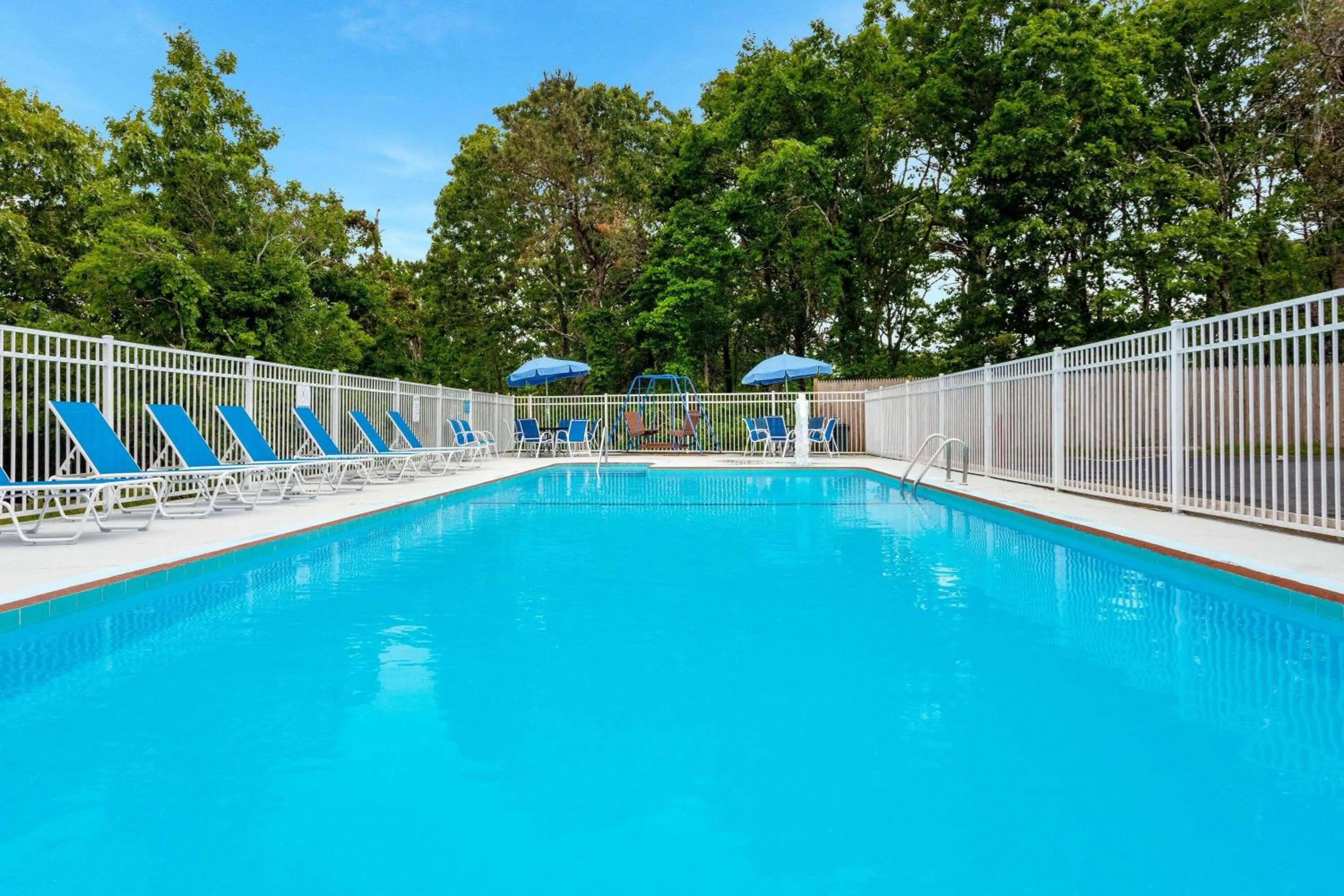 Pool view in Travelodge by Wyndham Cape Cod Area