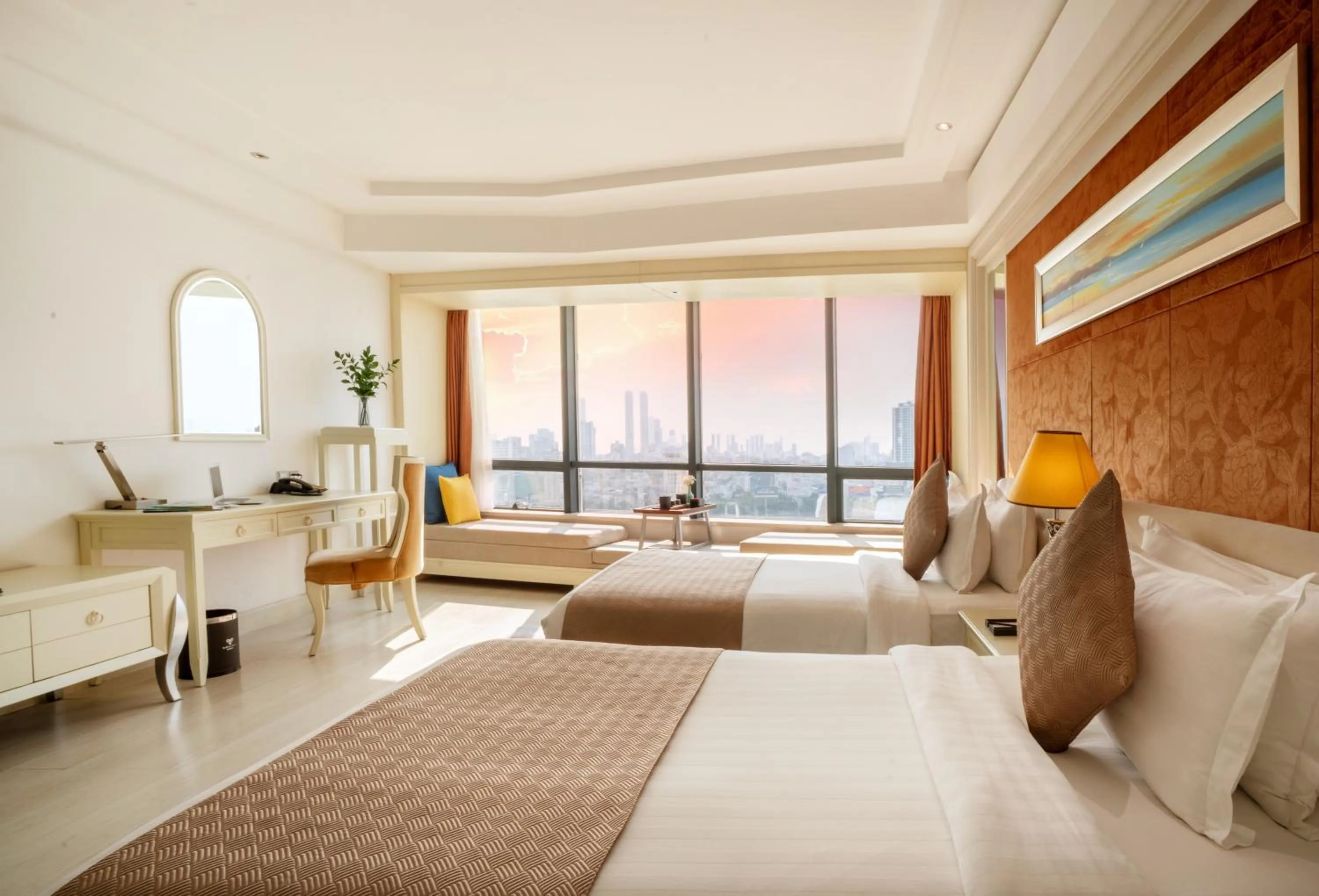 View (from property/room), Bed in Brilliant Hotel - Afternoon Tea Inclusive