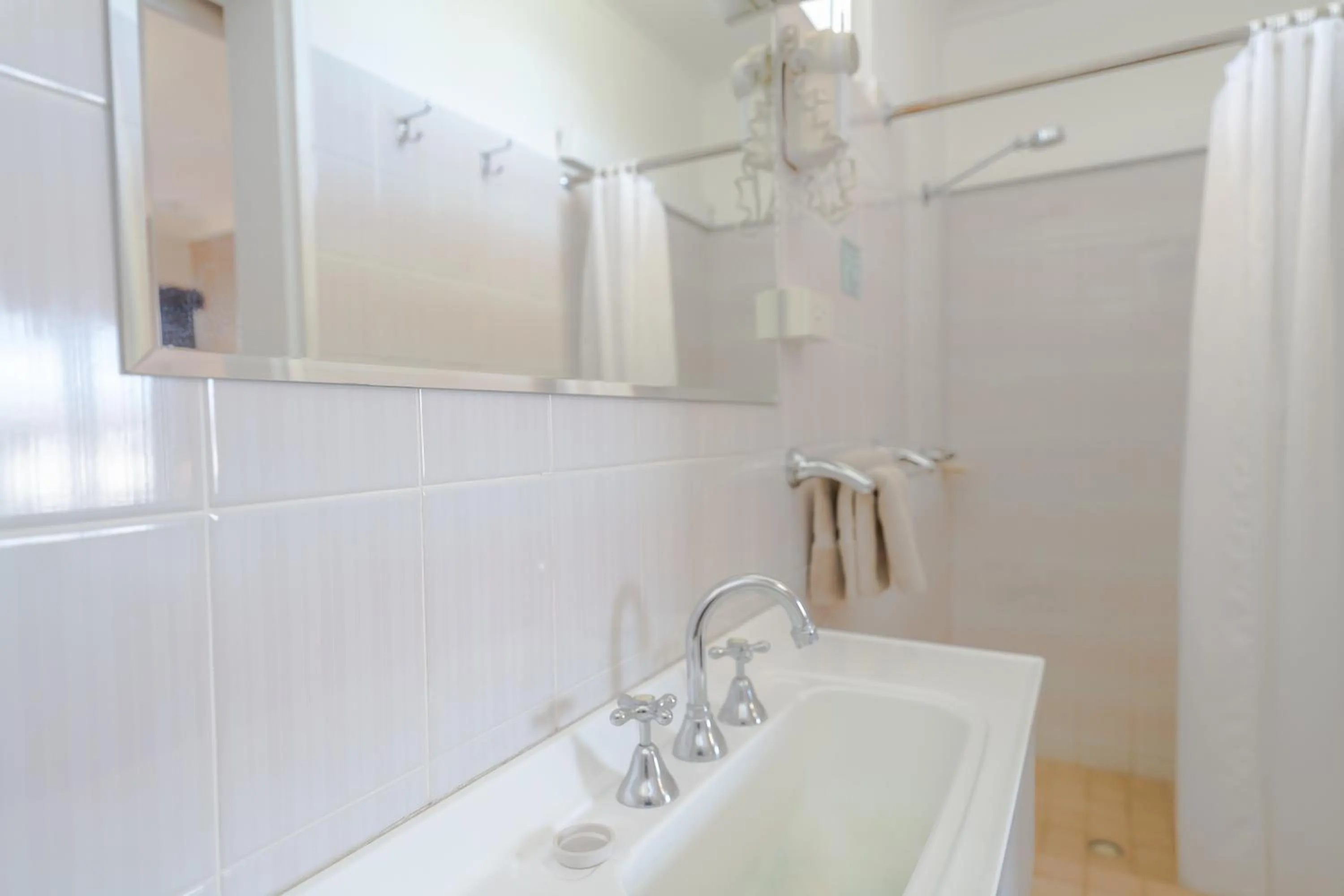 Bathroom in Halfway Motel