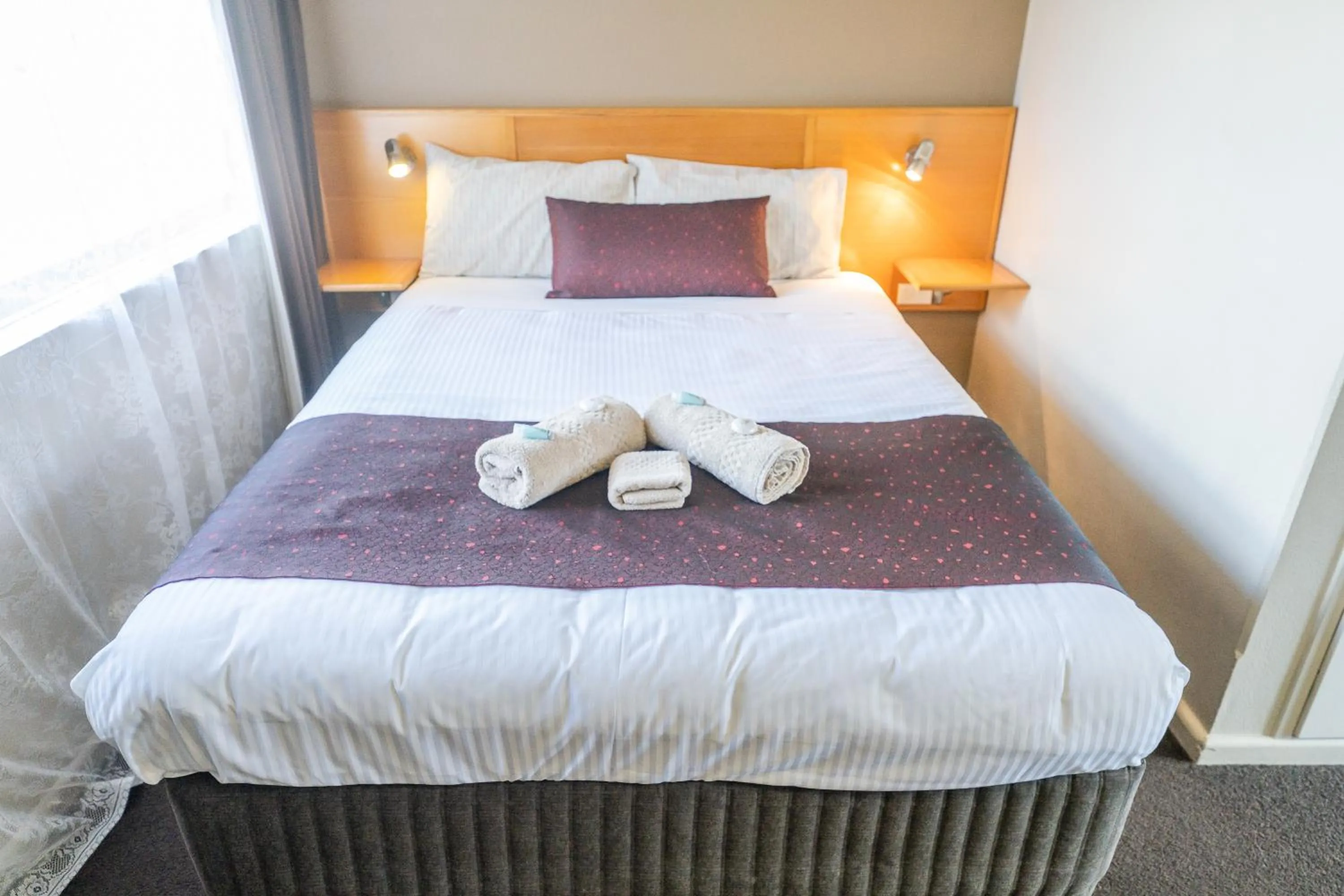 Bed in Halfway Motel