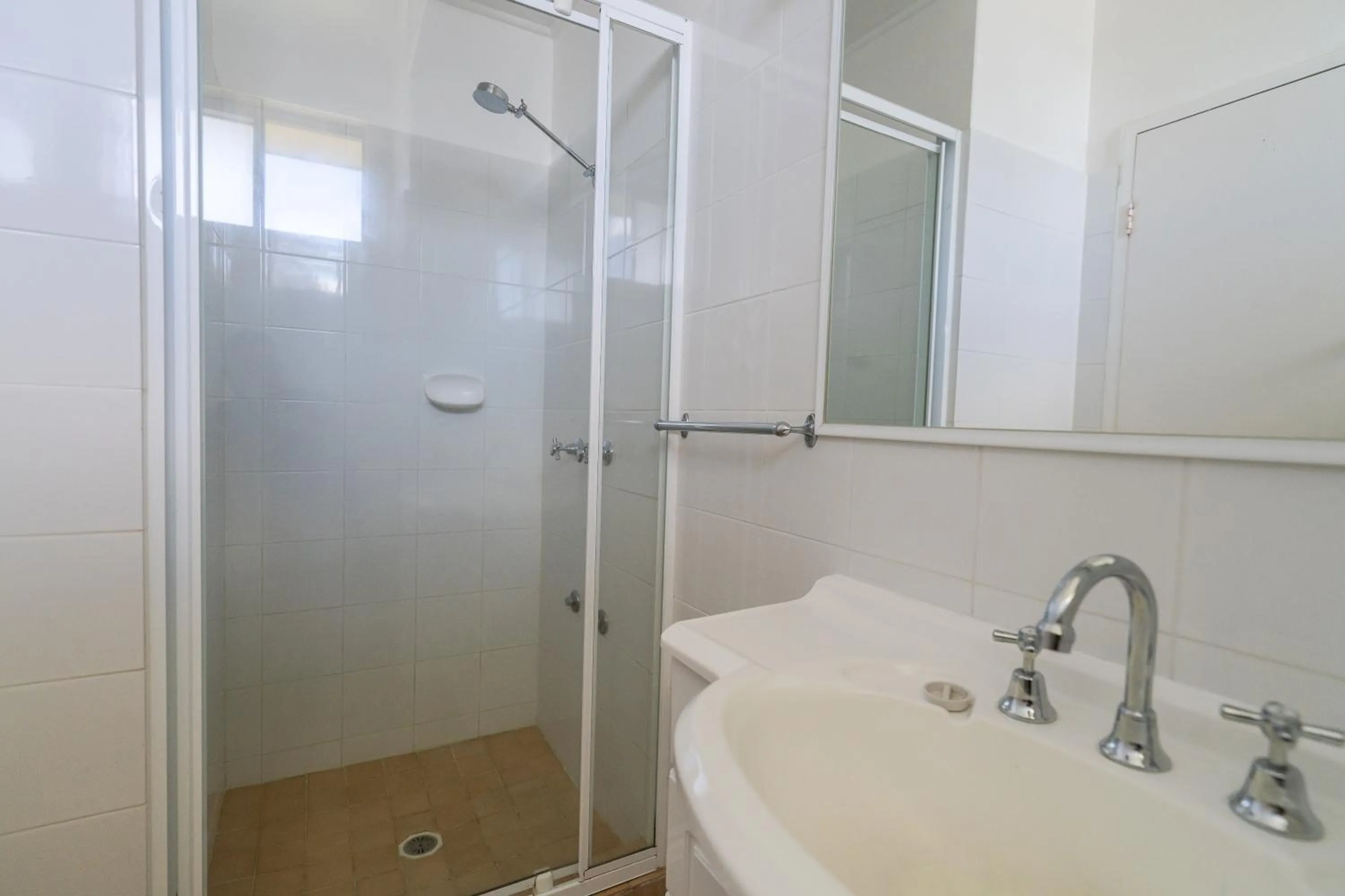 Shower in Halfway Motel