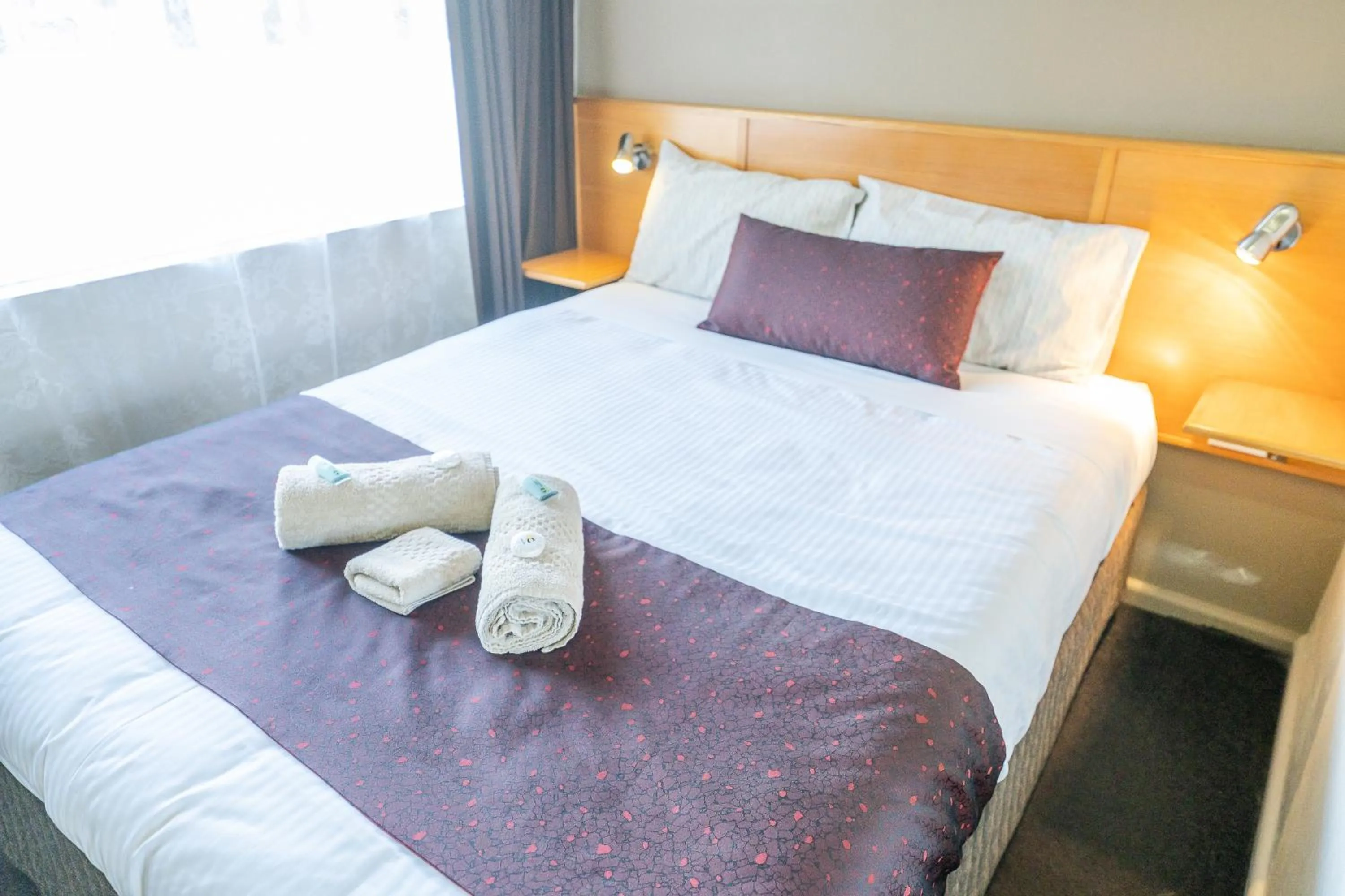 Bed in Halfway Motel