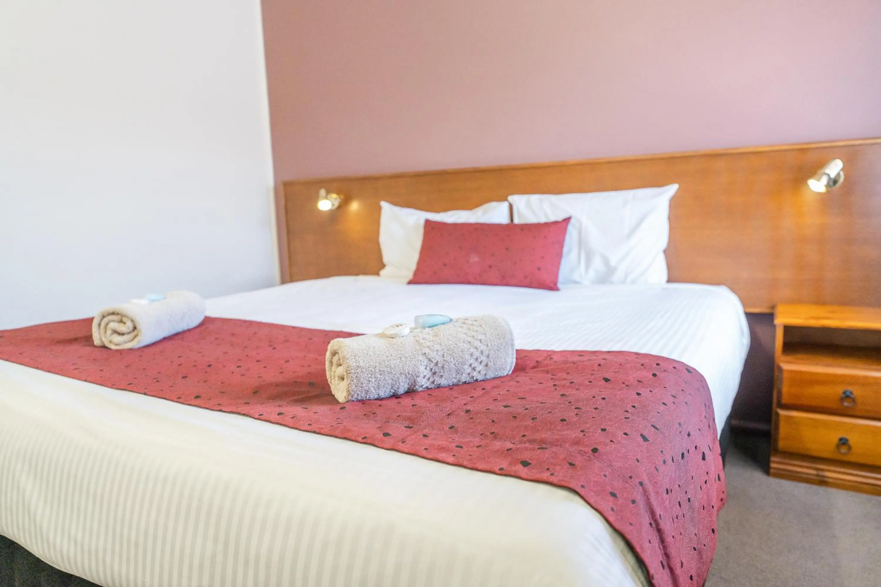 Bed in Halfway Motel