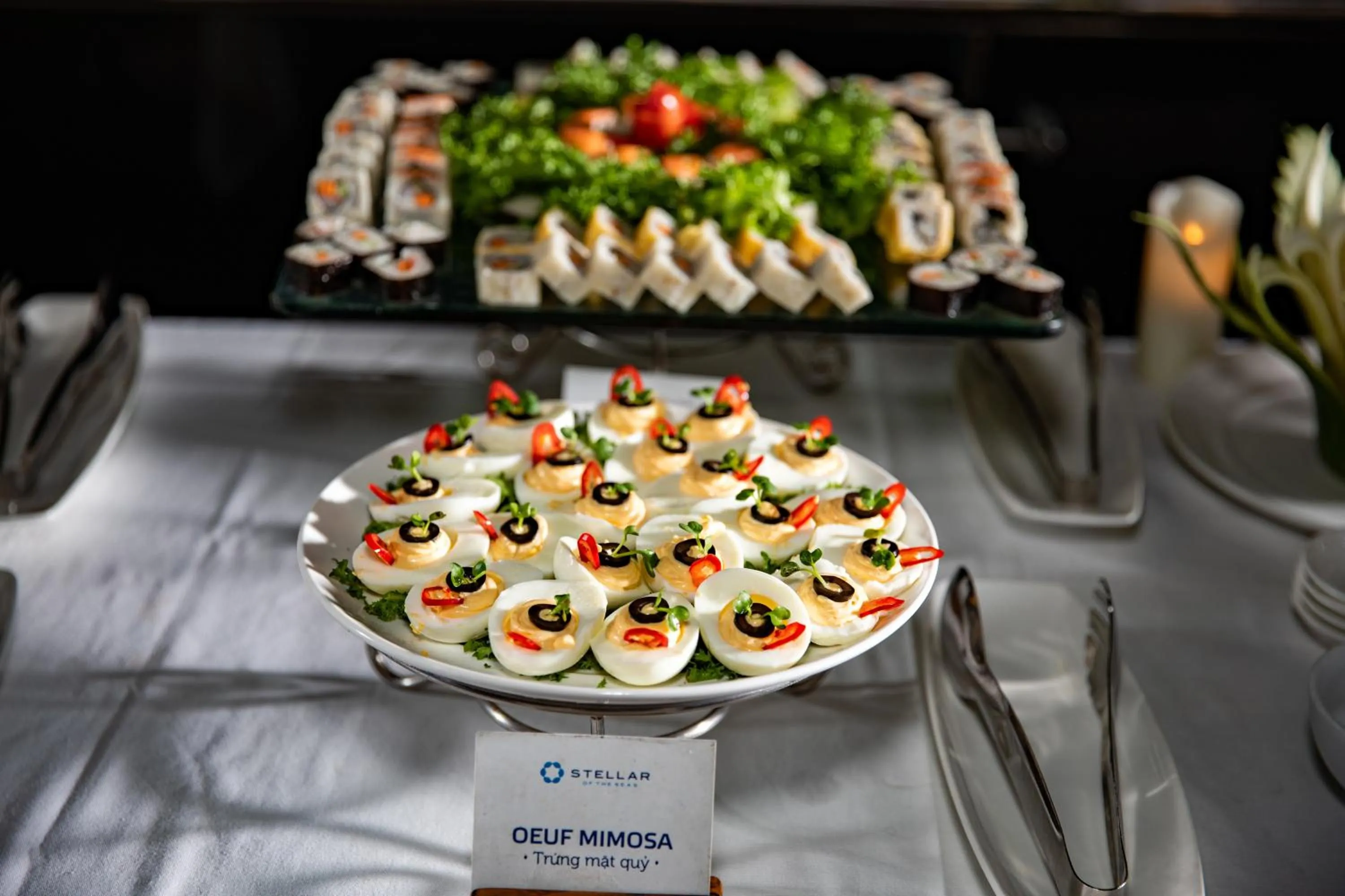 Food and drinks in Stellar of the Seas Cruise