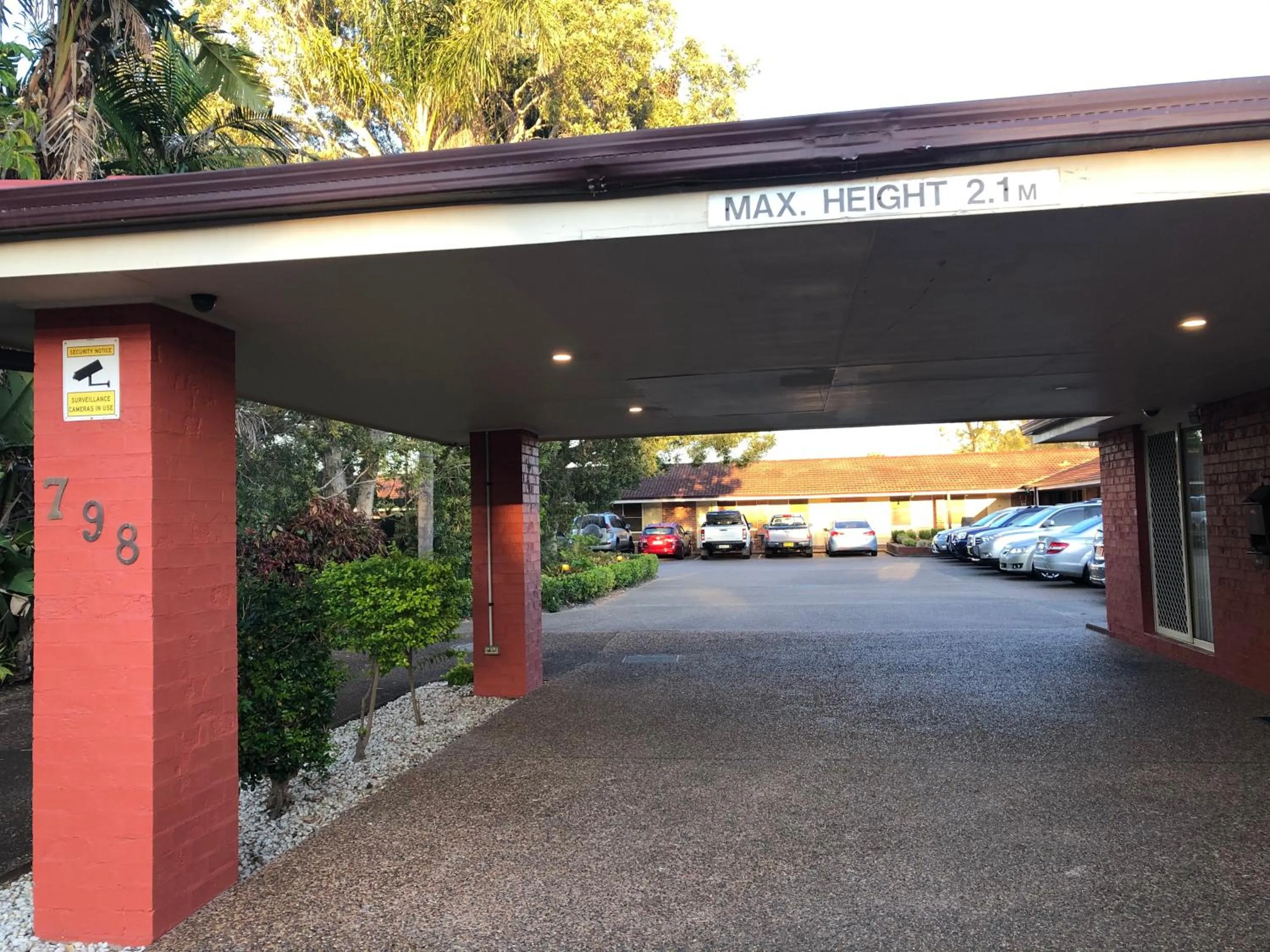 Facade/entrance in Lake Macquarie Motor Inn