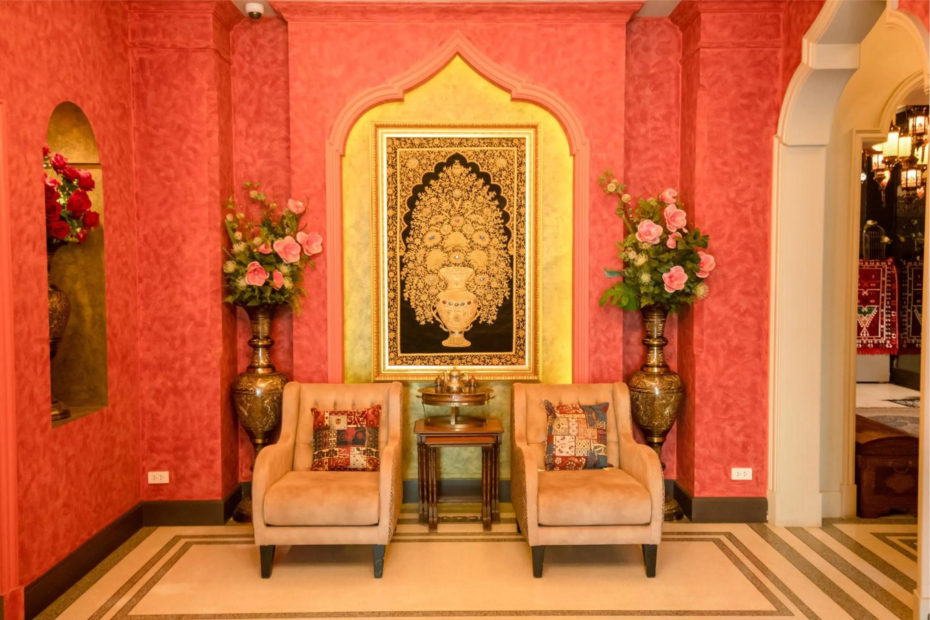 Seating area in Amman Unique Hotel