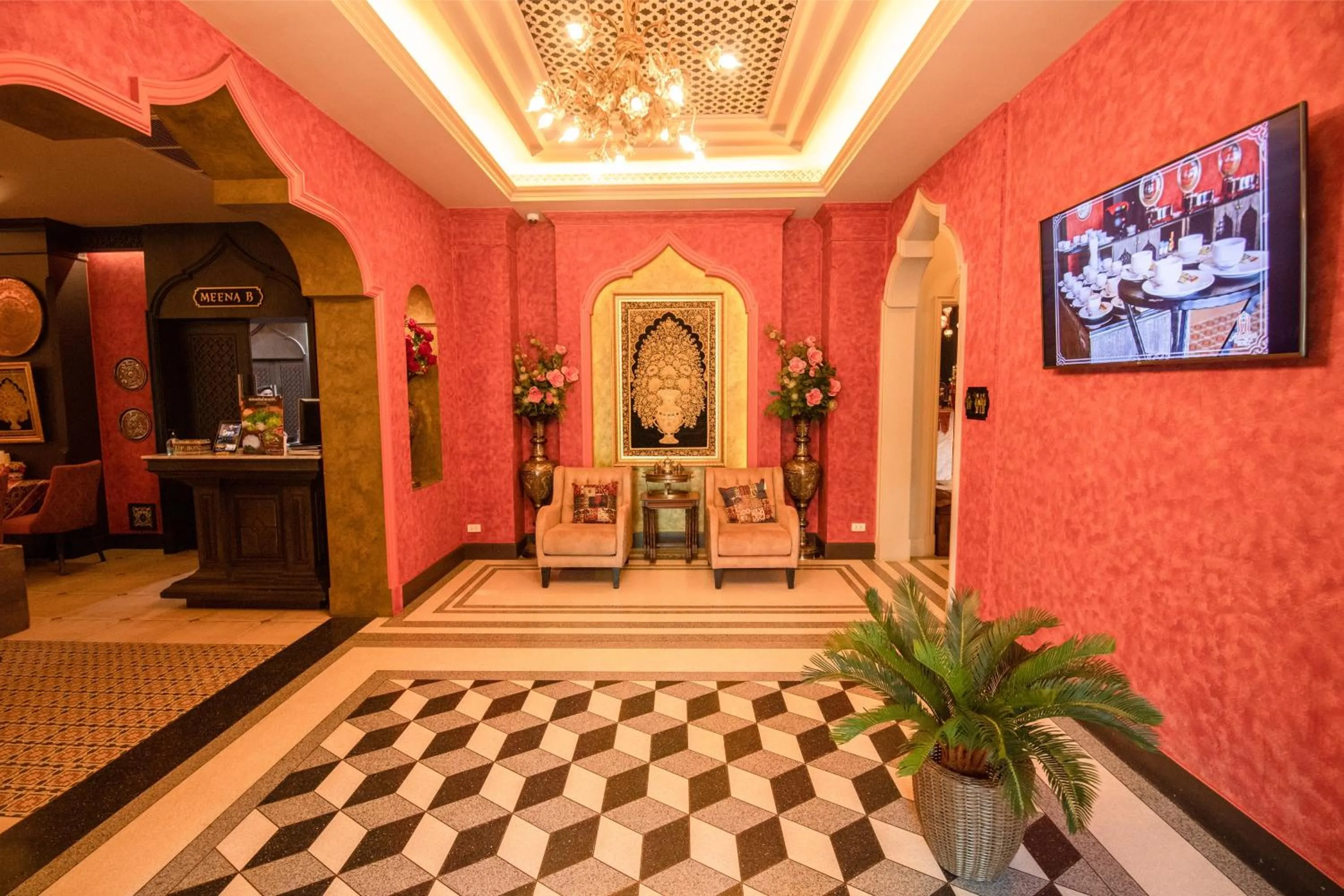 Seating area in Amman Unique Hotel