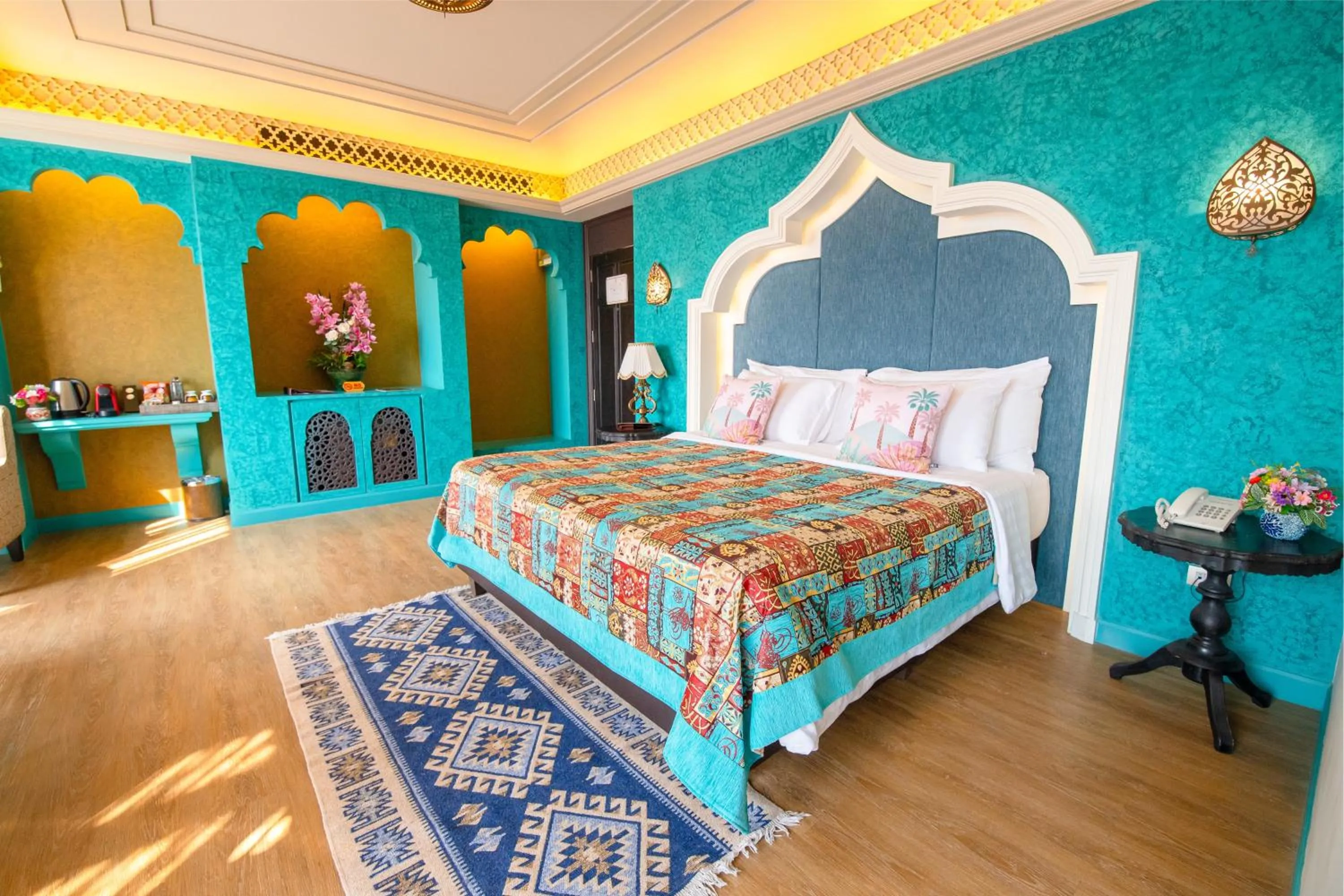 Bedroom, Bed in Amman Unique Hotel