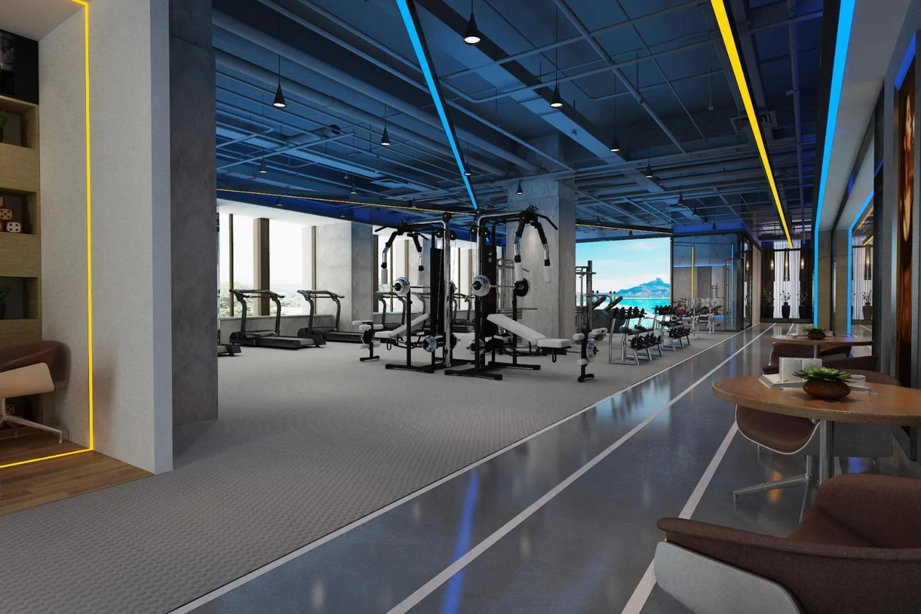 Fitness centre/facilities in Perenc Hotel