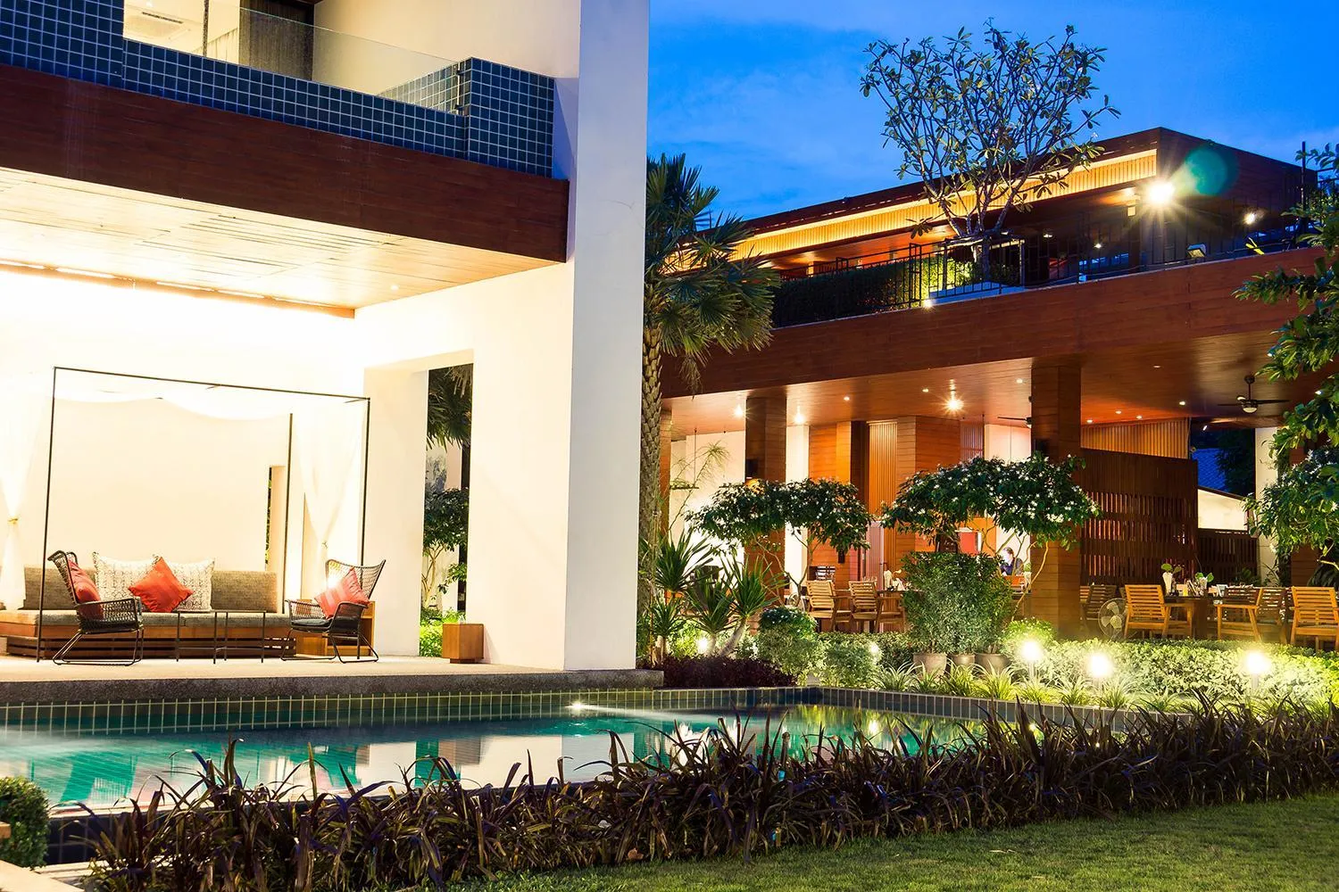 Facade/entrance in Tri-Shawa Resort