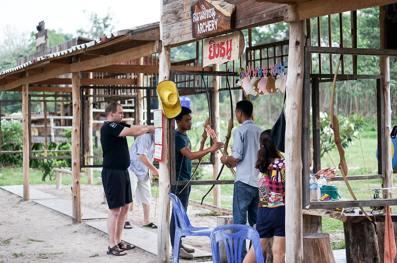 Area and facilities in Tri-Shawa Resort