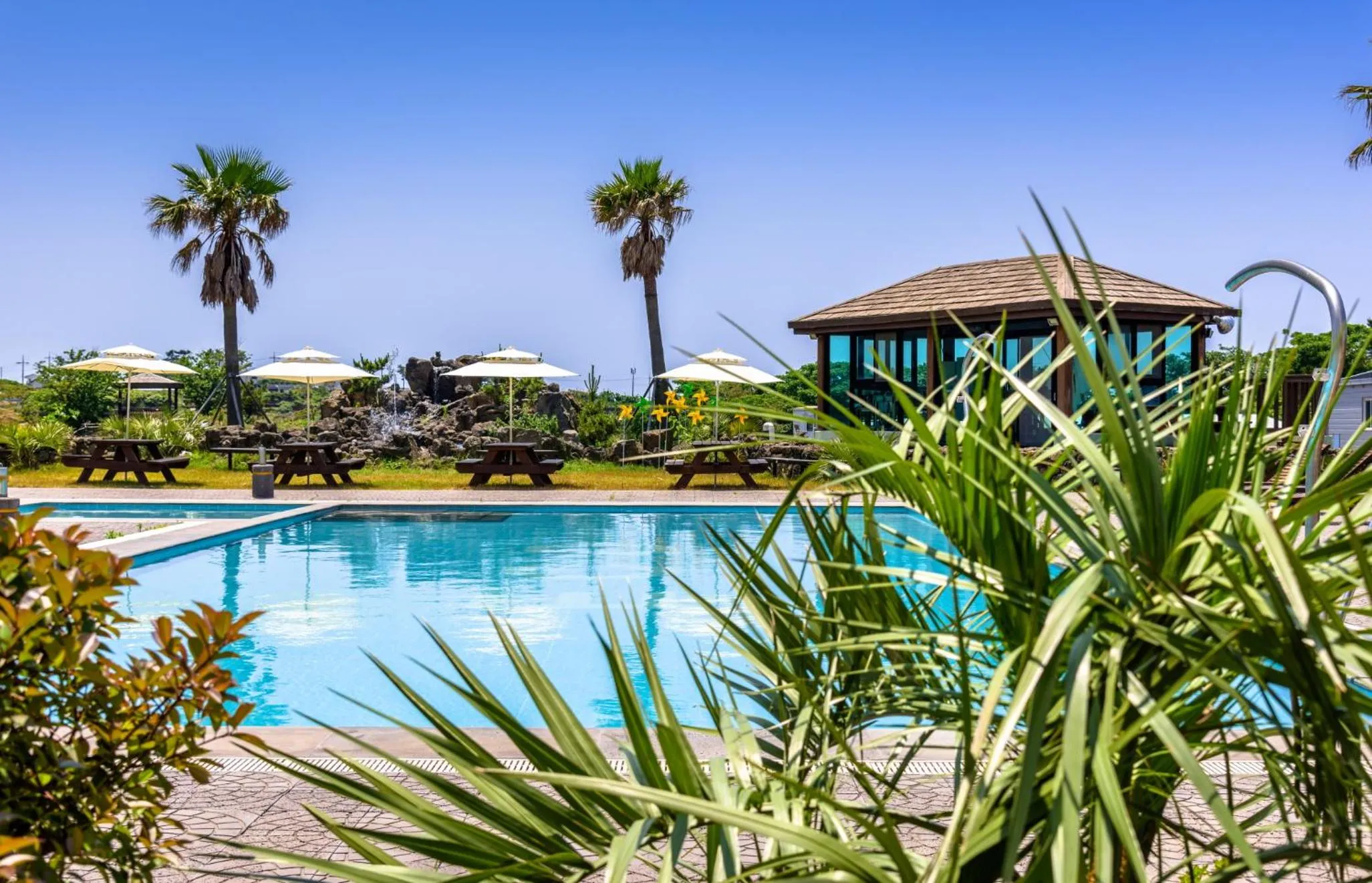 Swimming pool in Eco Green Resort