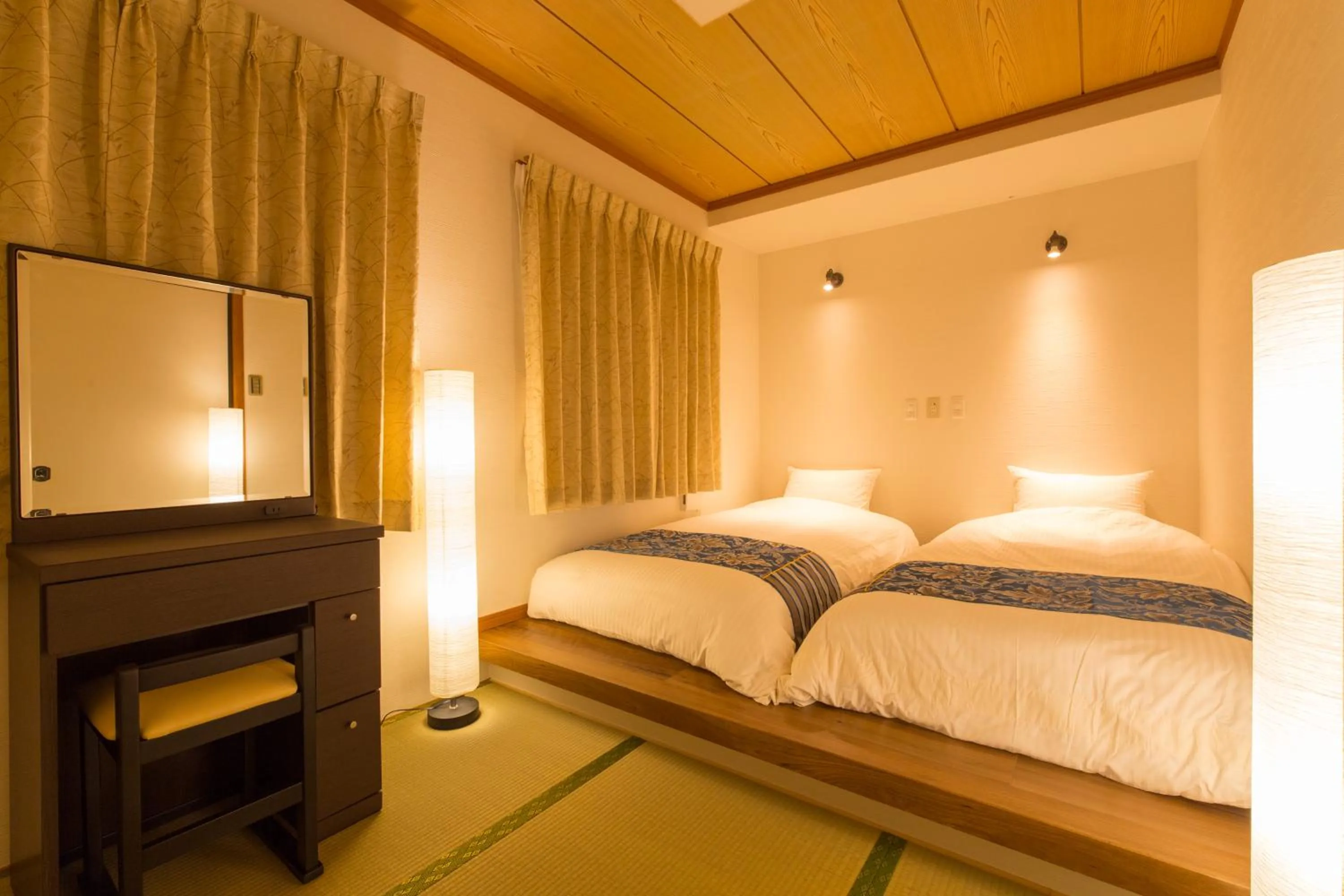 Bed in Sanshoen Kabira