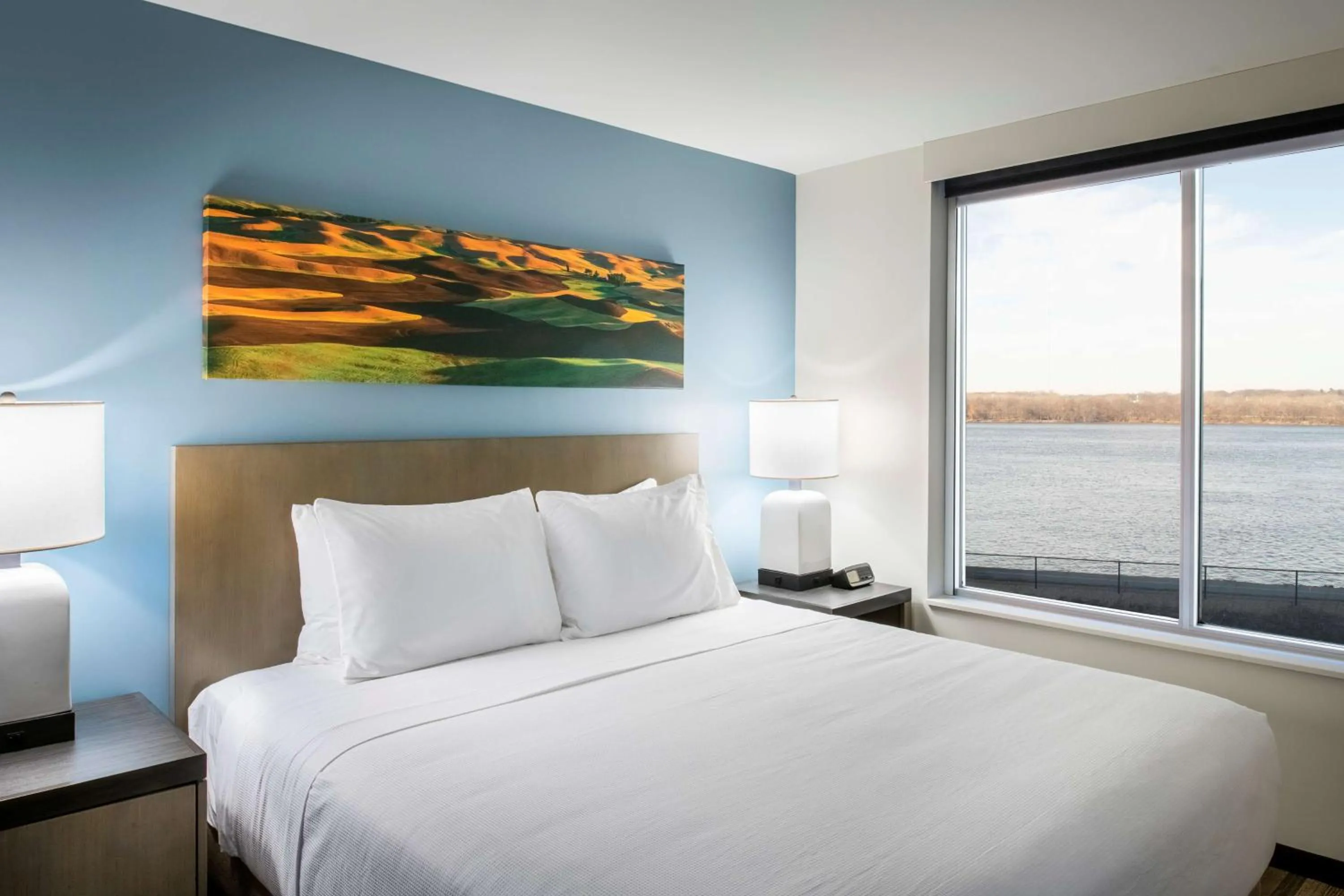 King Studio Suite with Sofa Bed, Kitchen and Tub - Disability Access in Hyatt House East Moline/Quad Cities