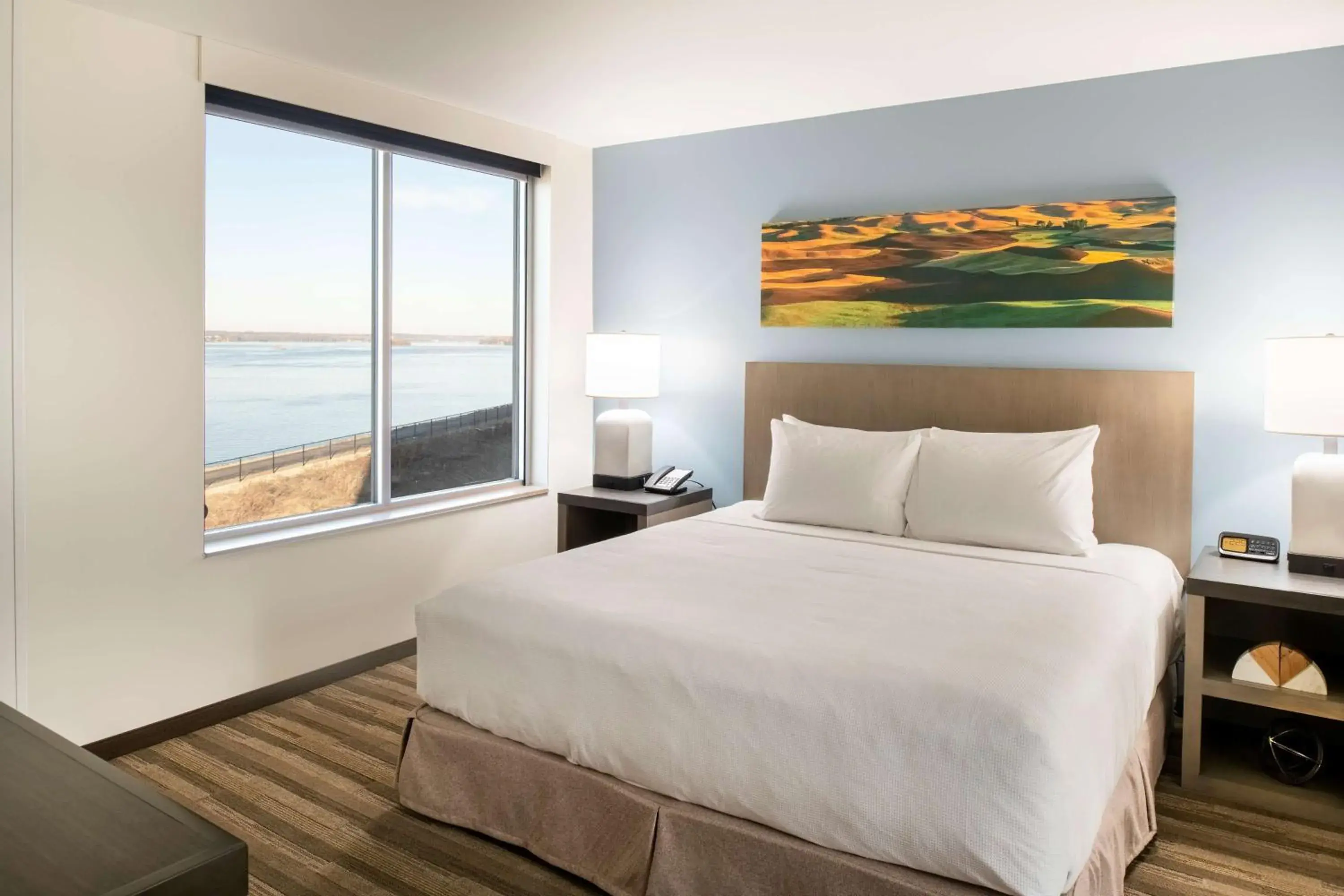 One-Bedroom King Suite with Sofa Bed, Kitchen and Roll-In Shower - Disability Access in Hyatt House East Moline/Quad Cities One-Bedroom King Suite with Sofa Bed, Kitchen and Roll-In Shower - Disability Access in Hyatt House East Moline/Quad Cities