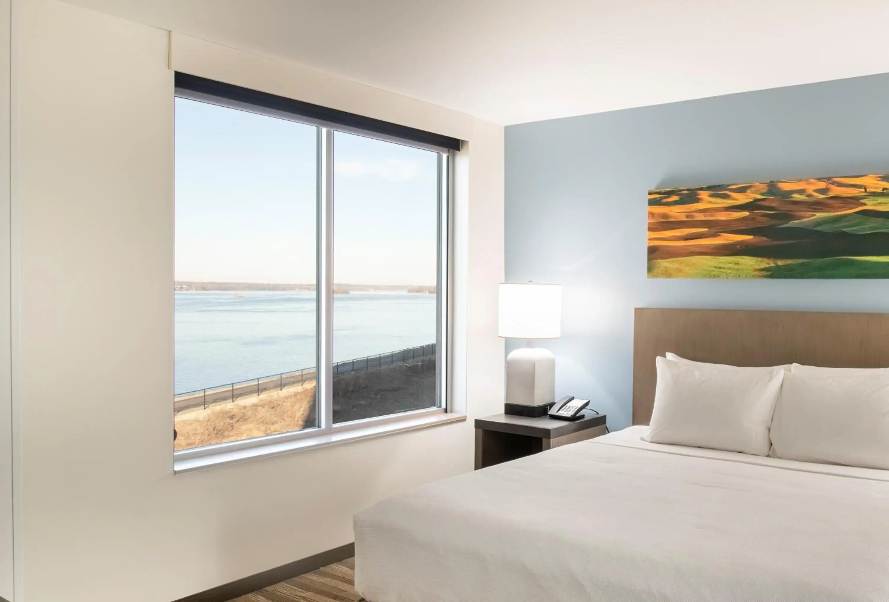 King Studio with Sofa Bed, Kitchen and River View in Hyatt House East Moline/Quad Cities King Studio with Sofa Bed, Kitchen and River View in Hyatt House East Moline/Quad Cities