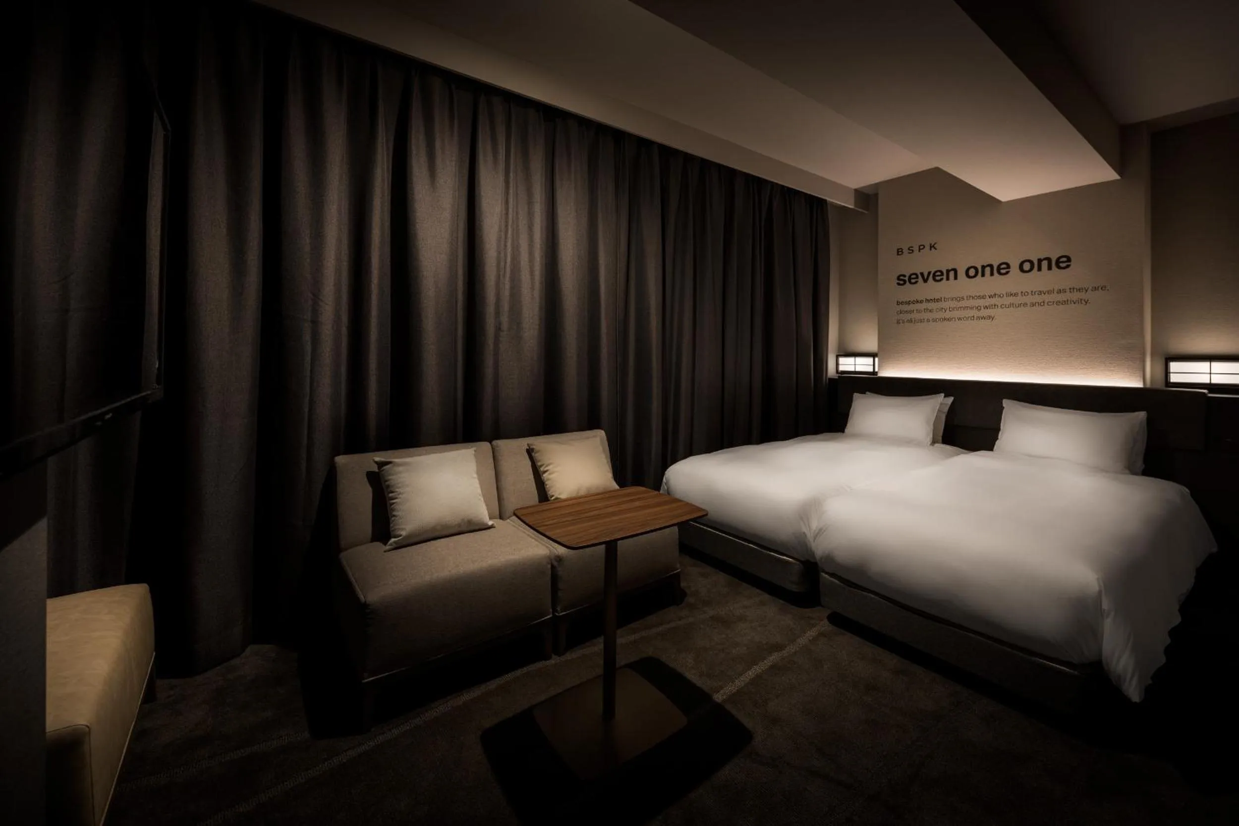 Photo of the whole room, Bed in Bespoke Hotel Shinjuku