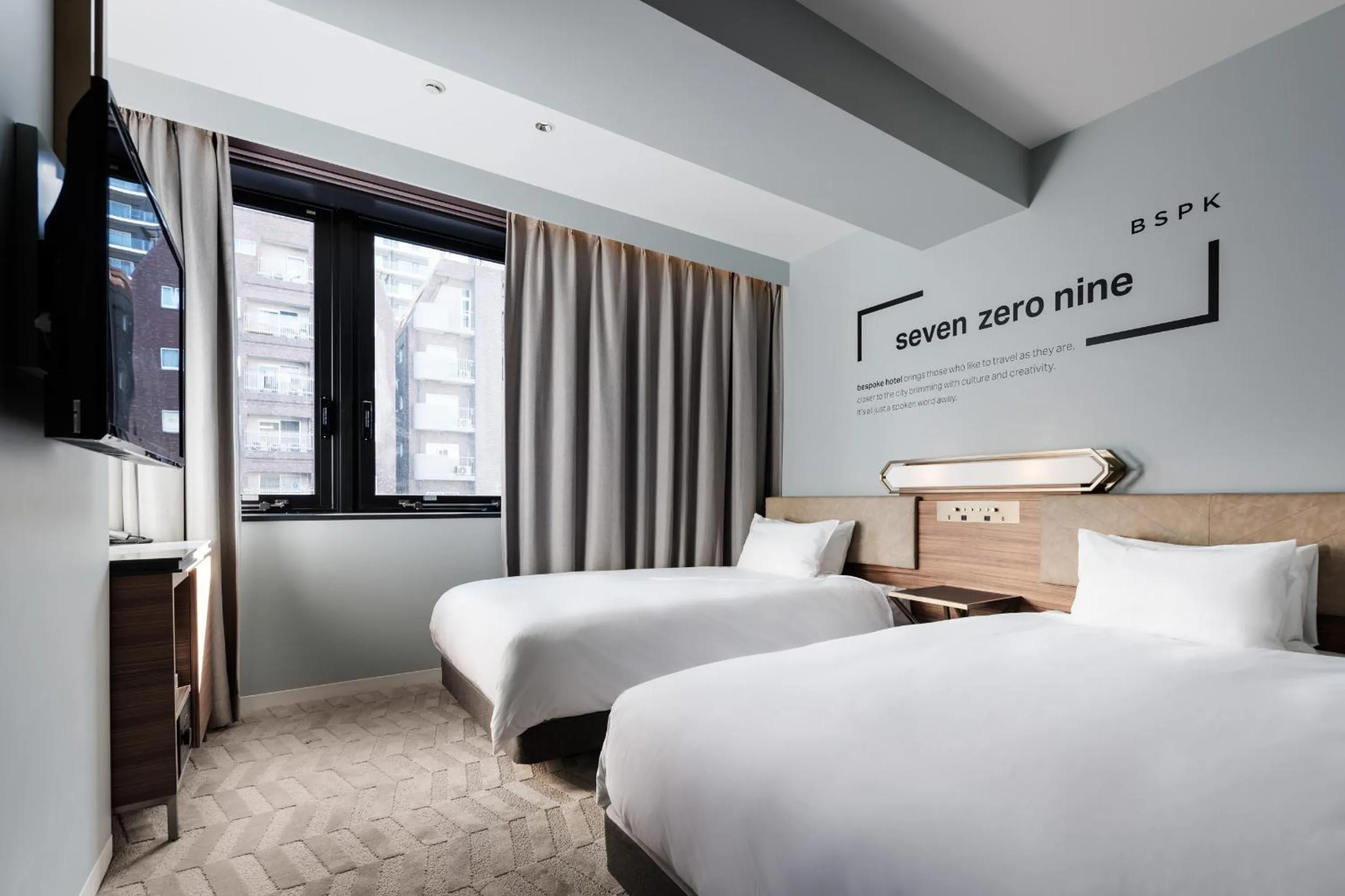 Photo of the whole room, Bed in Bespoke Hotel Shinjuku