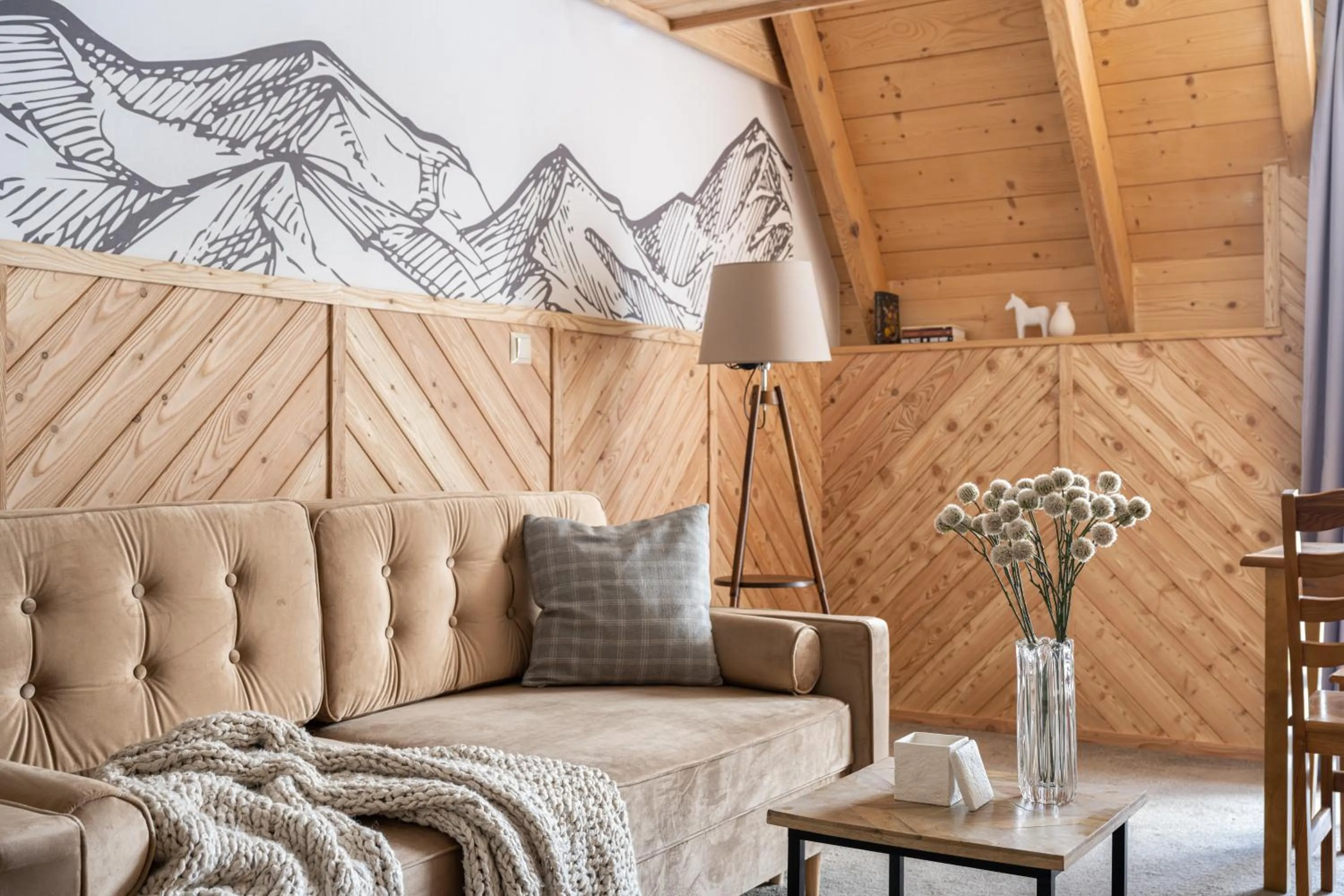 Living room in Villa Tatrica