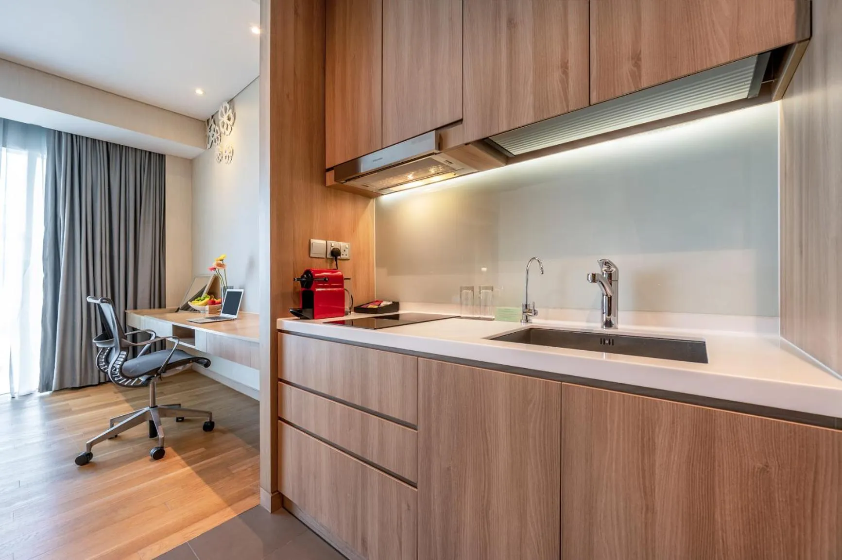 Kitchen or kitchenette in Dorsett Changi City Singapore