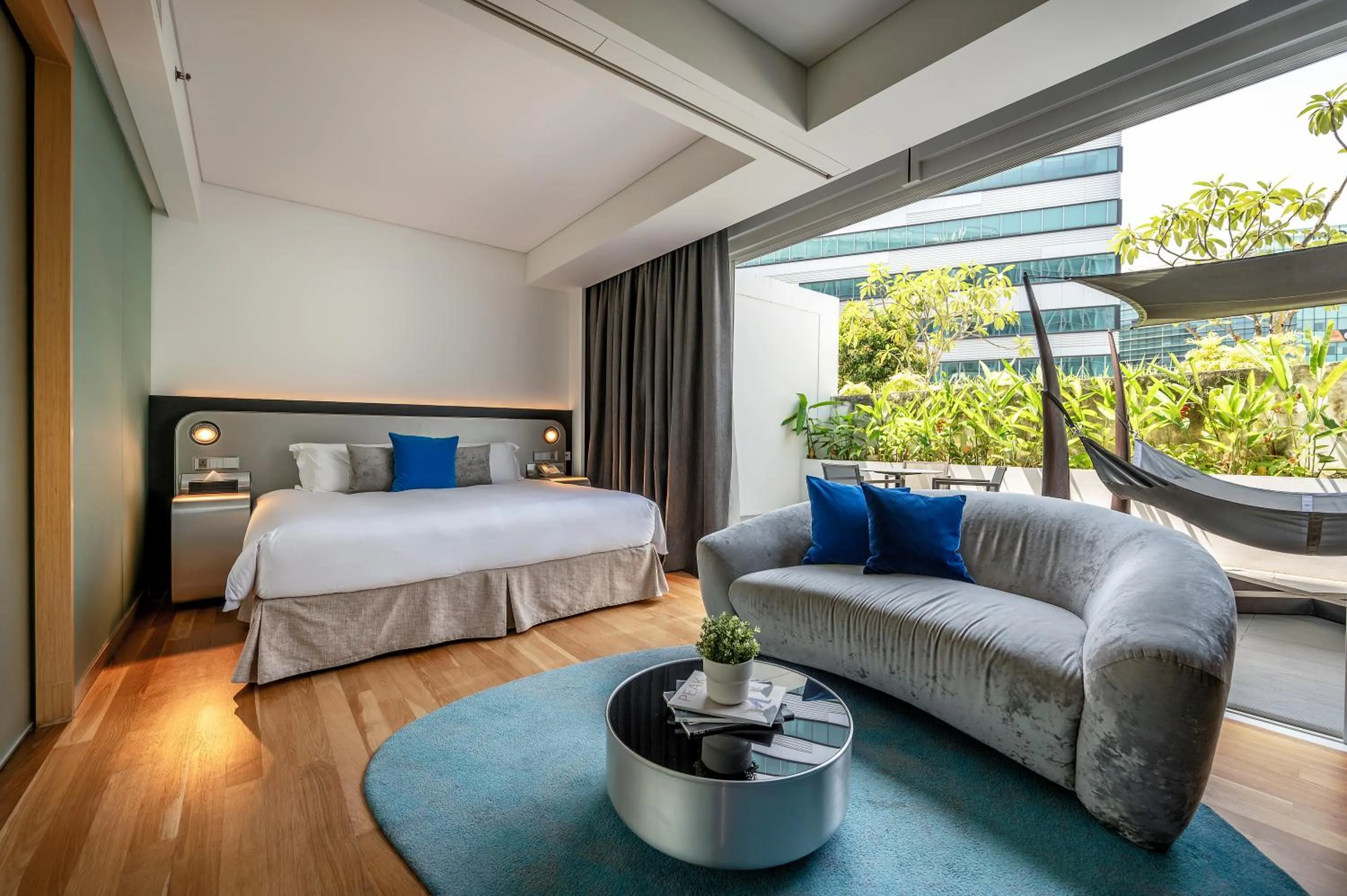 Bed in Dorsett Changi City Singapore