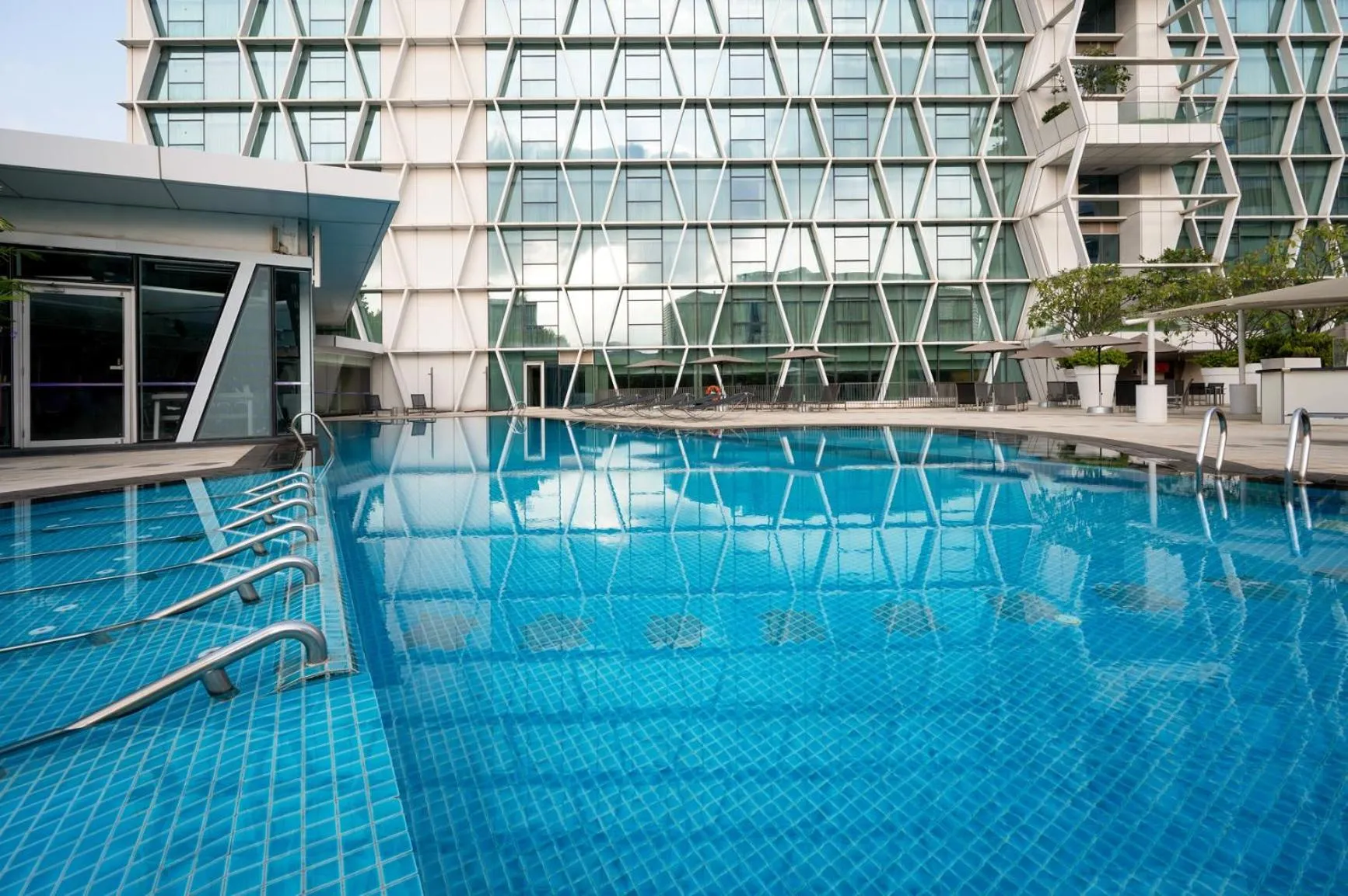 Swimming pool in Dorsett Changi City Singapore