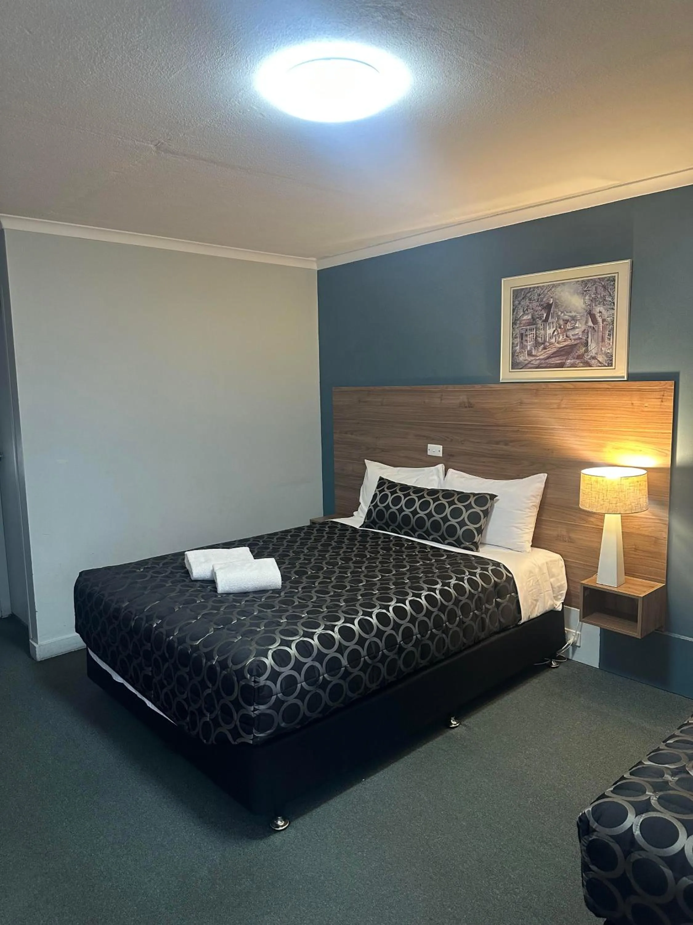 Bed in Fig Tree Motel