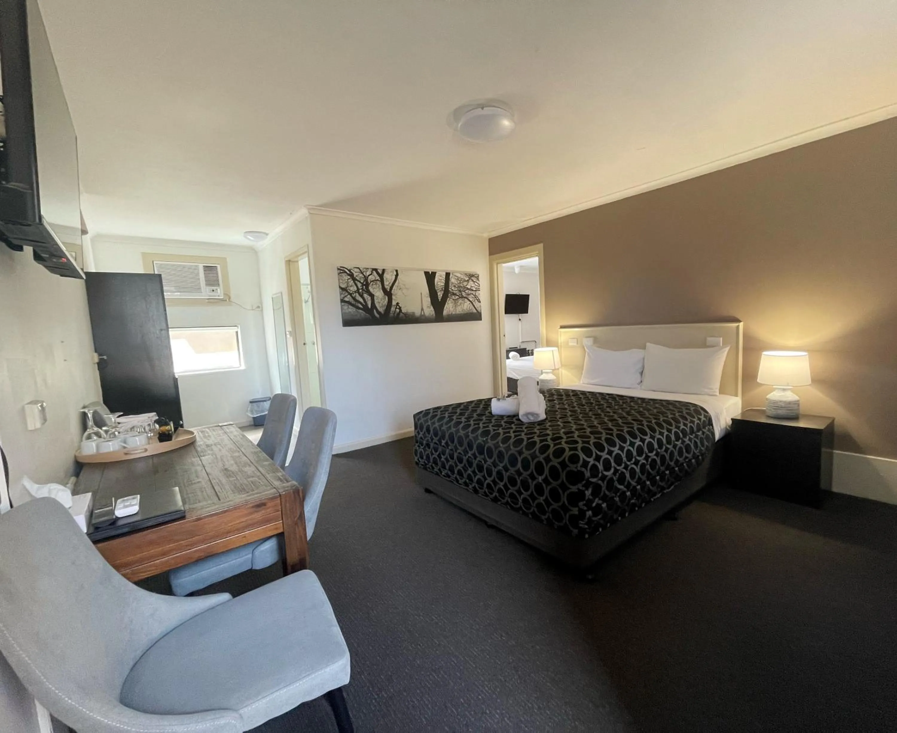 Bed in Fig Tree Motel