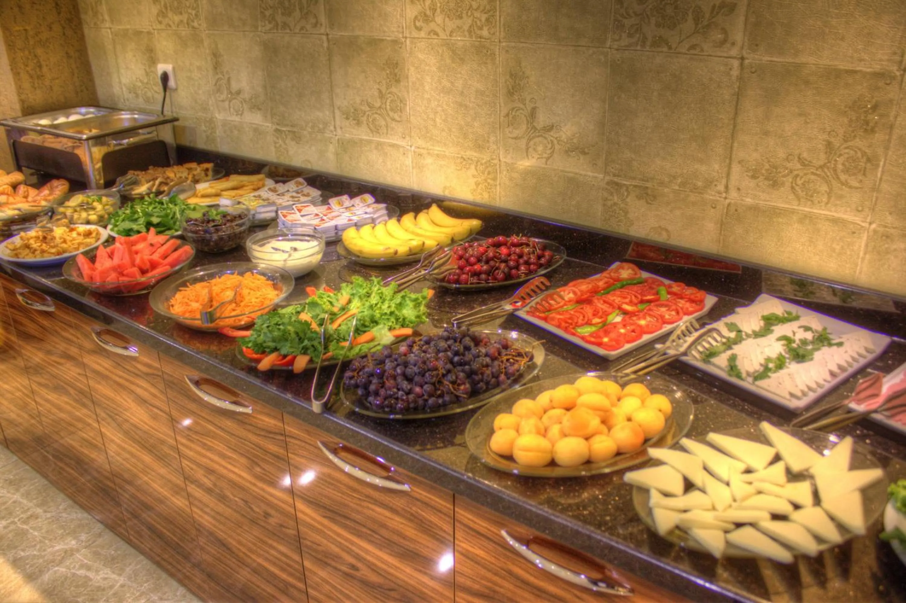 Buffet breakfast in Hotel Rio