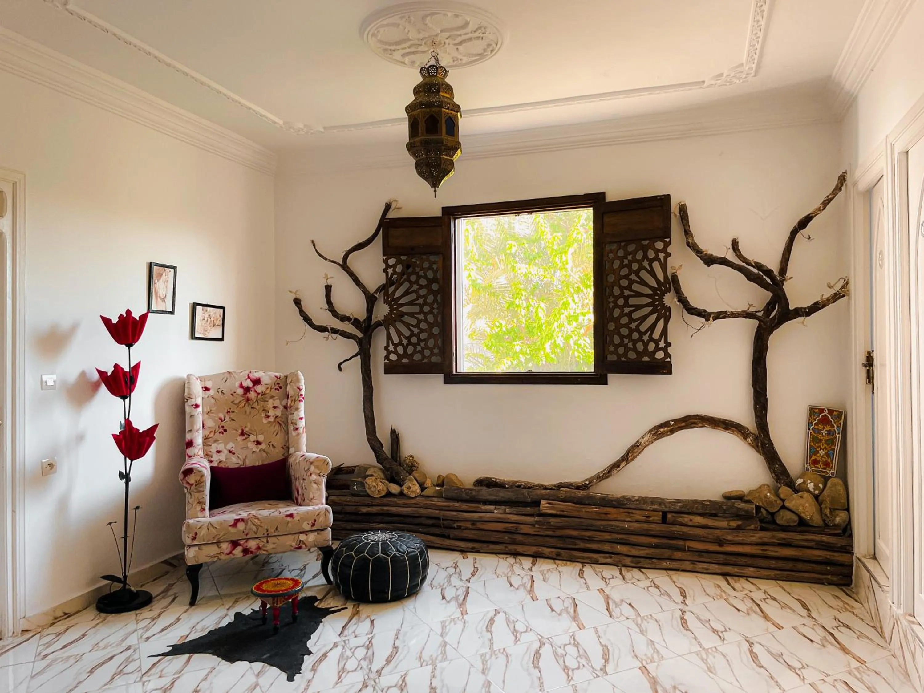 Living room in Hotel Princesse Ilham