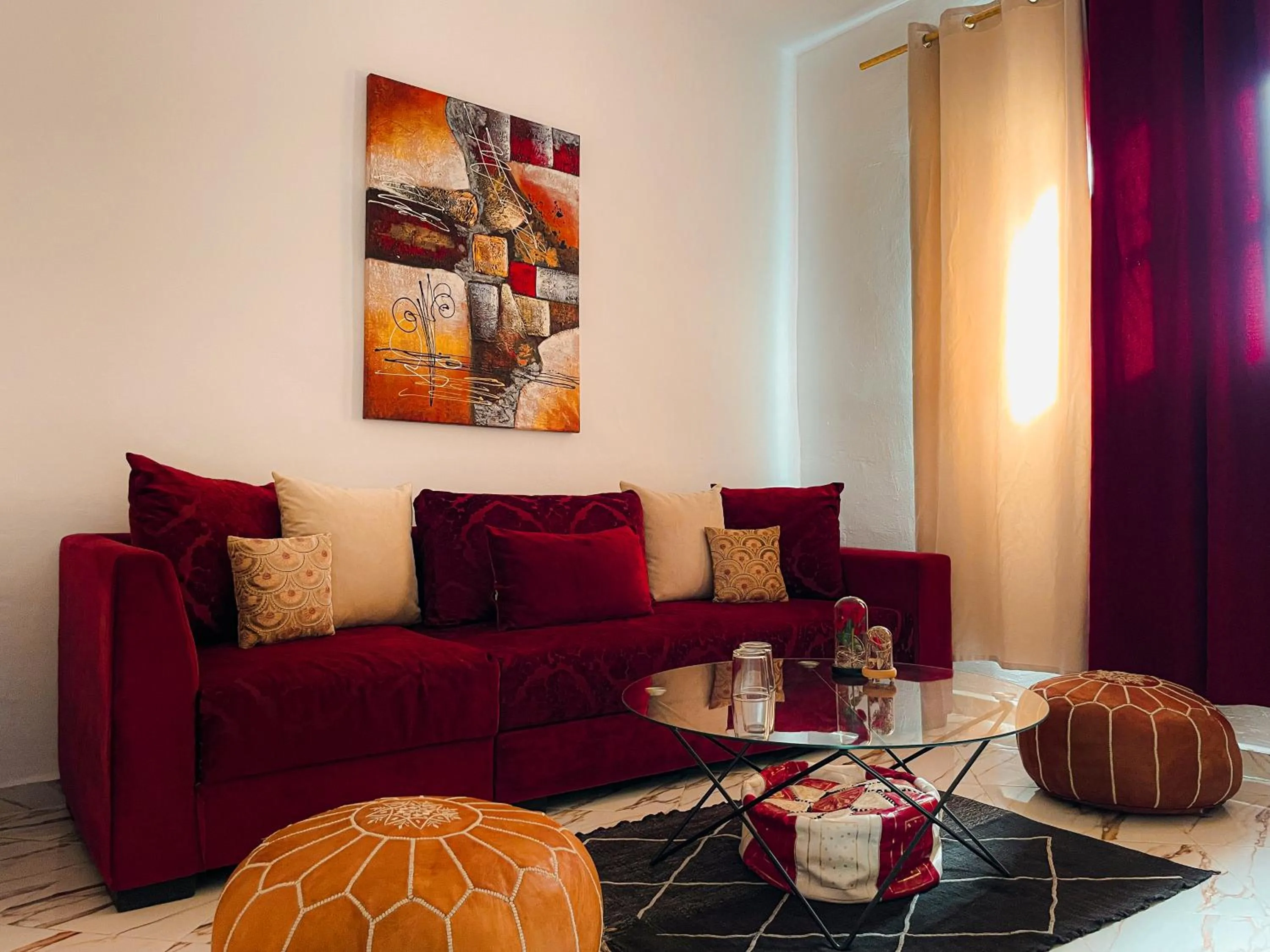 Living room in Hotel Princesse Ilham