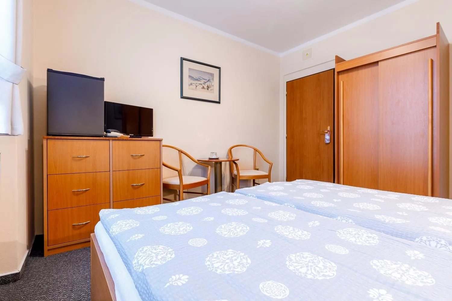 Bedroom, Bed in Hotel Jitřenka