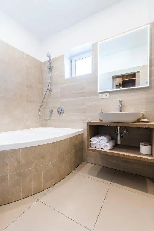 Bathroom in Hotel Jitřenka