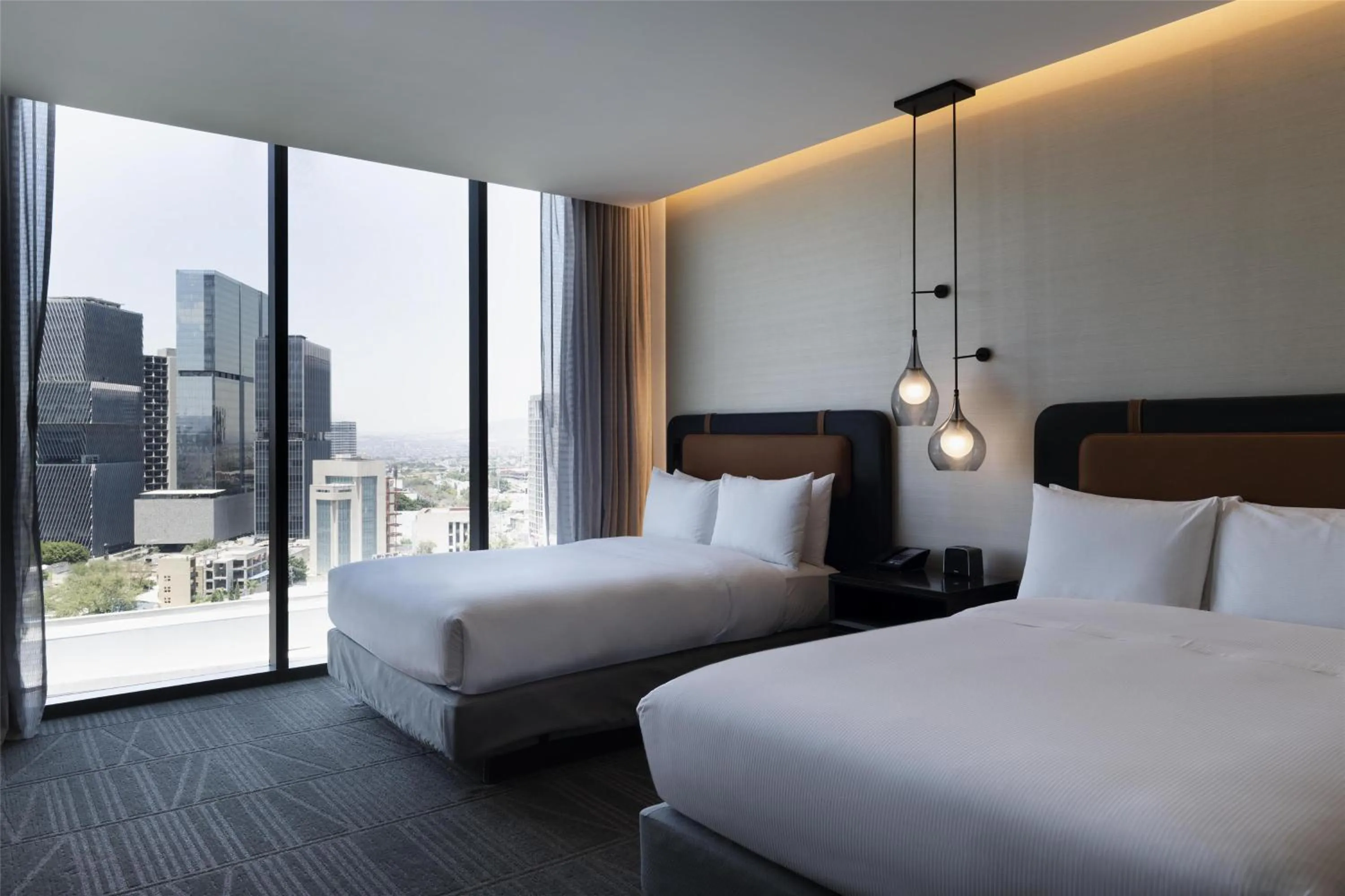 Bed in Hilton Guadalajara Midtown