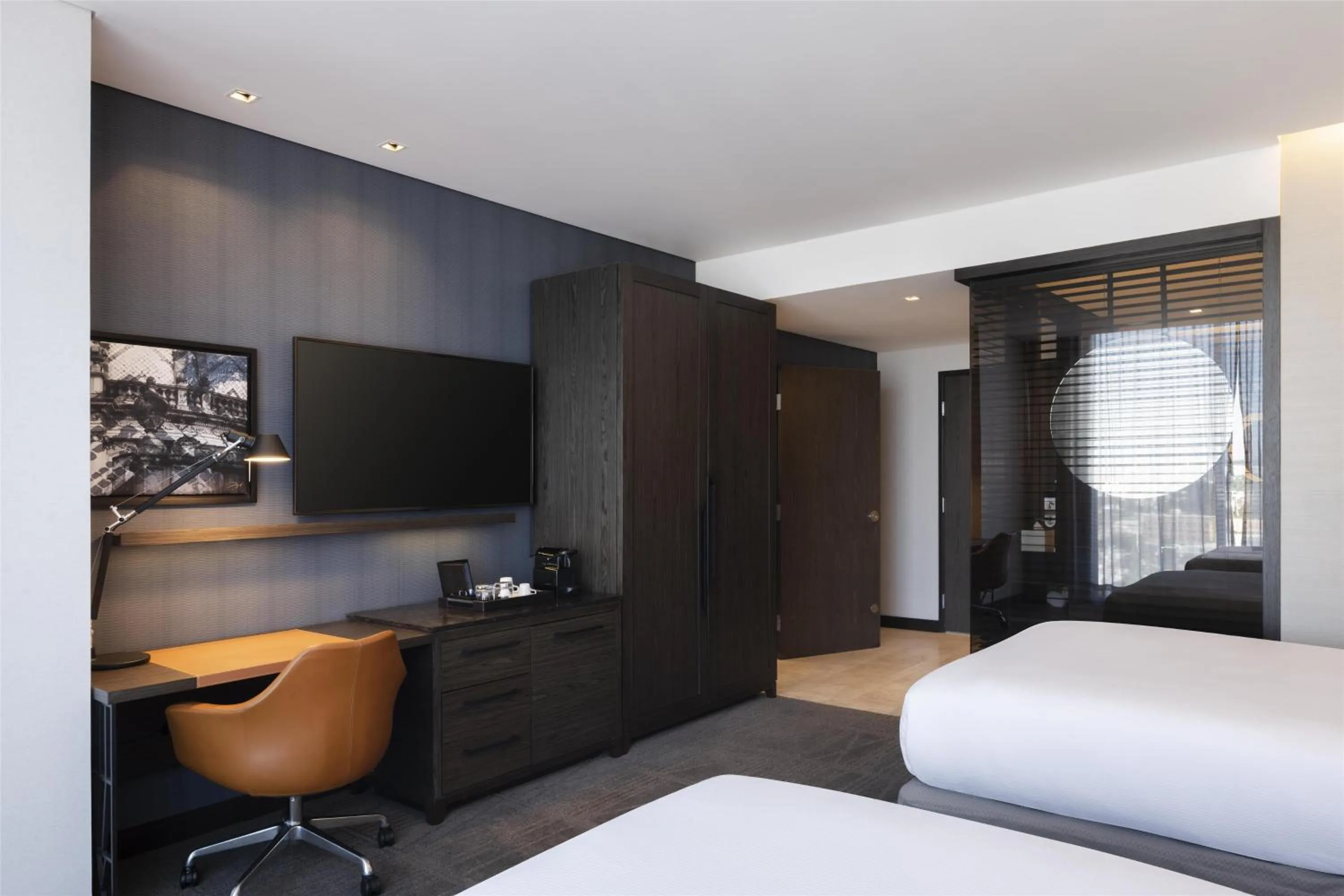 Bedroom, Bed in Hilton Guadalajara Midtown