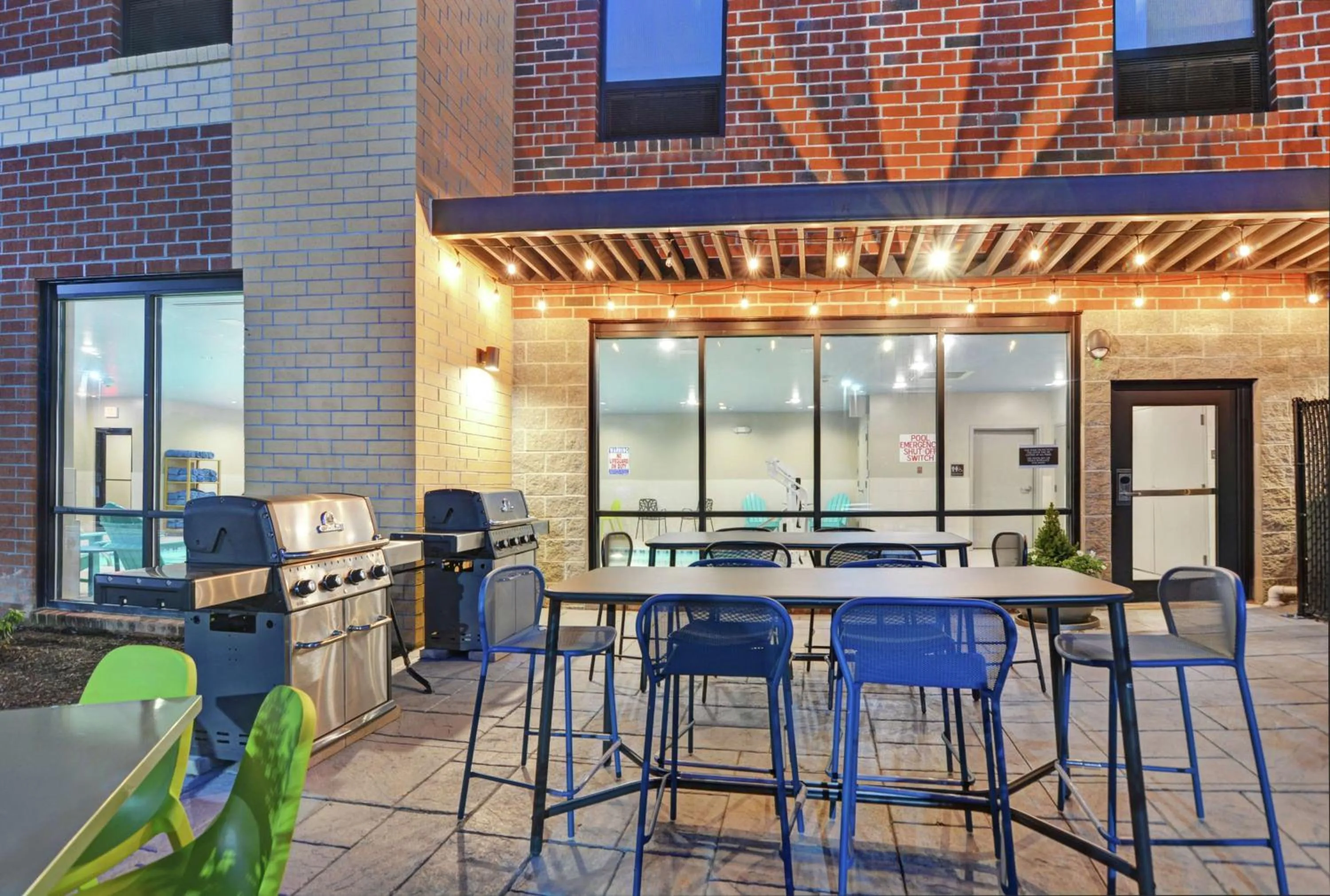 Patio in Home2 Suites By Hilton Raleigh Durham Airport RTP