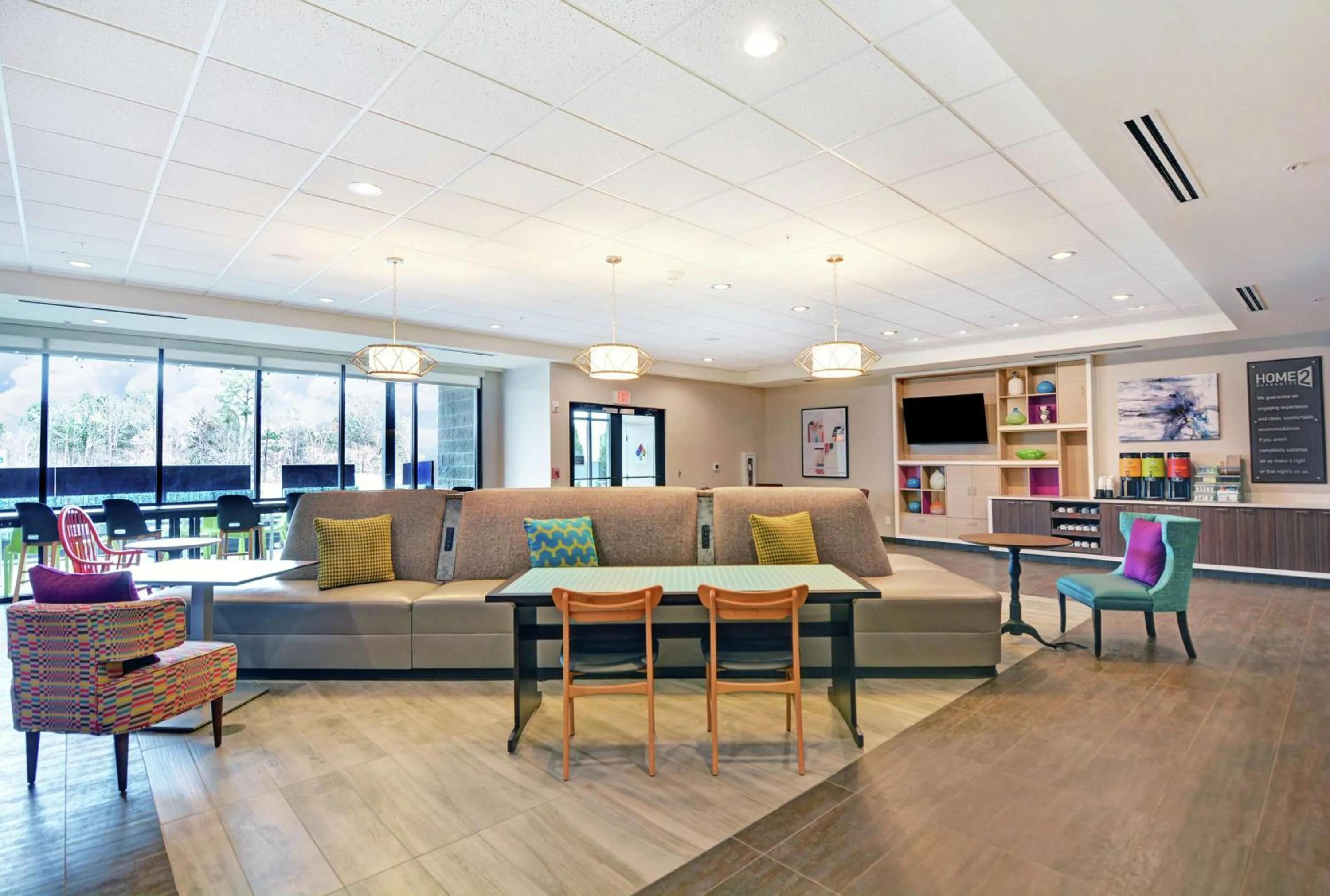 Lobby or reception in Home2 Suites By Hilton Raleigh Durham Airport RTP