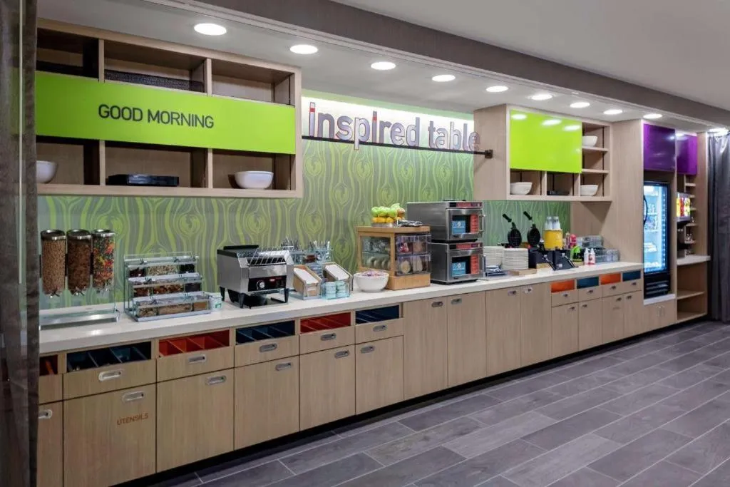 Breakfast in Home2 Suites By Hilton Raleigh Durham Airport RTP