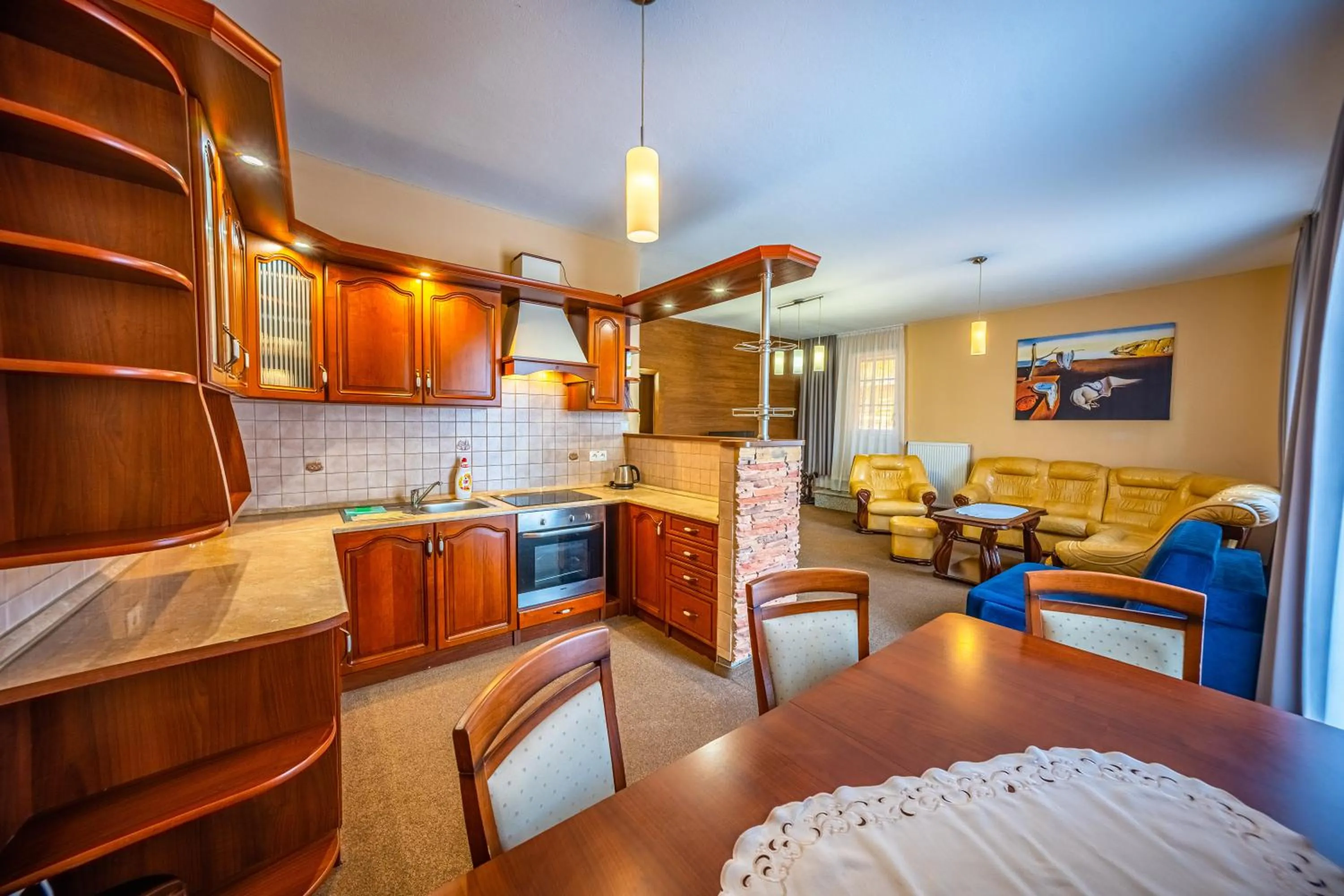 kitchen in Penzion Josu