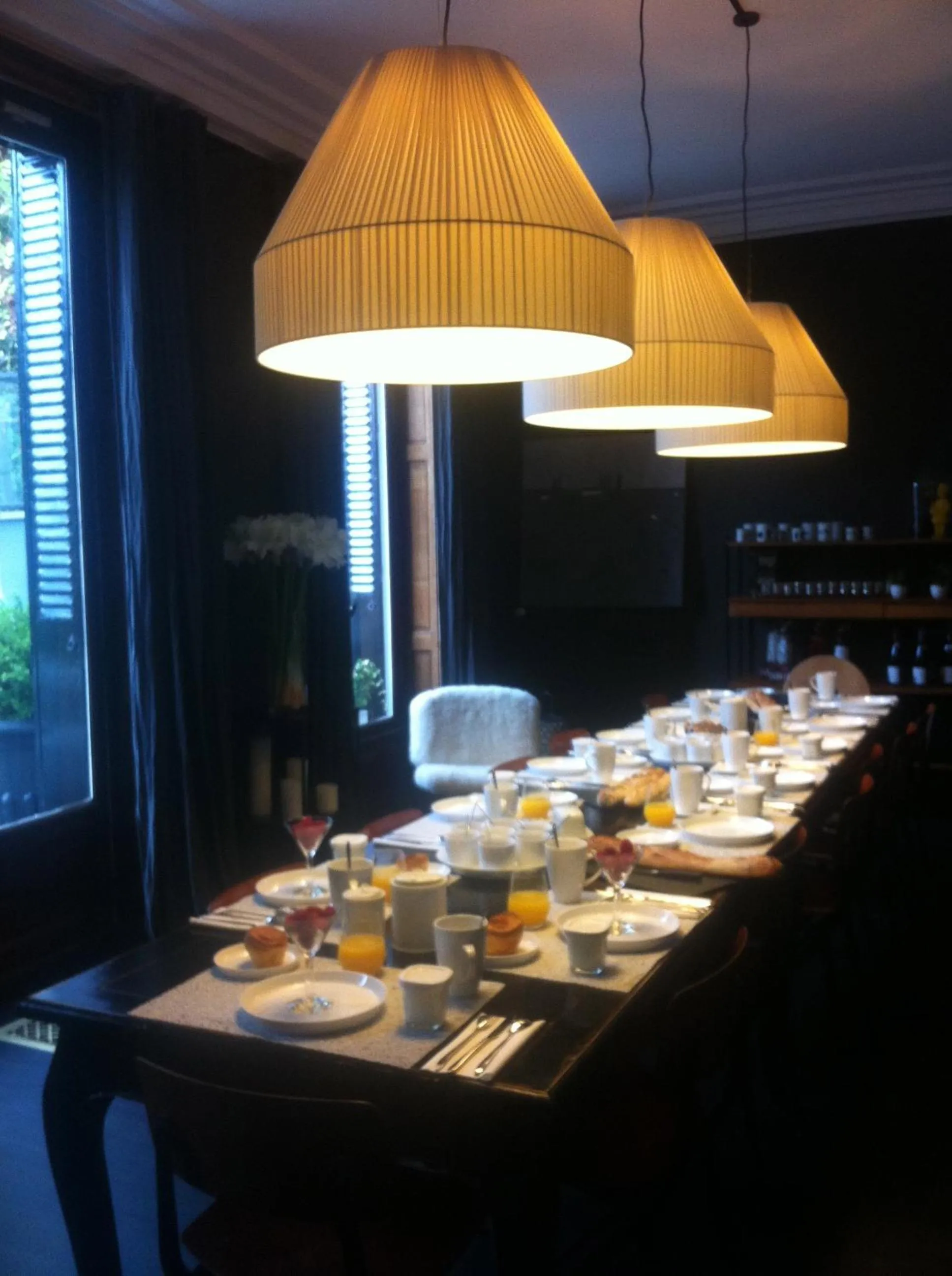 Dining area in La Villa 1901