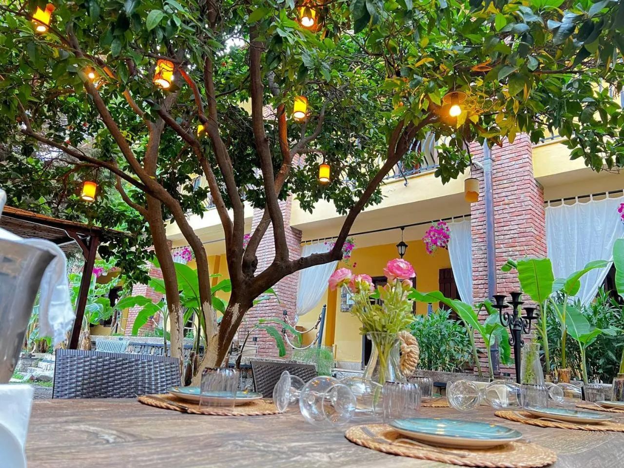 Patio in Han Boutique Hotel
