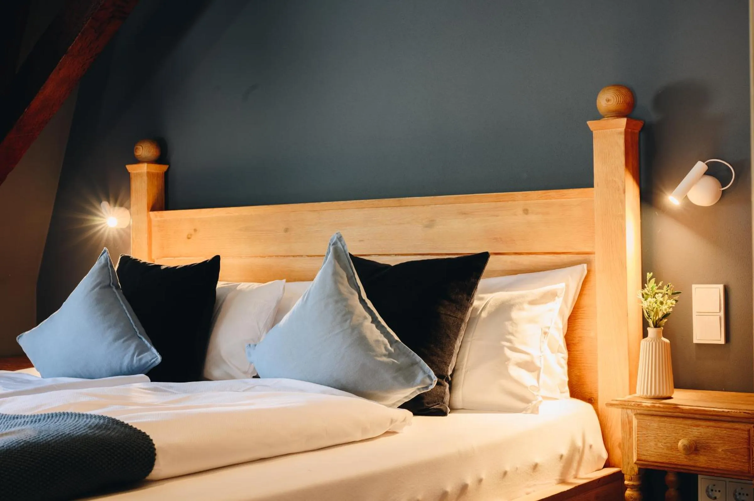 Bed in Boutiquehotel Kloster Pfalzel