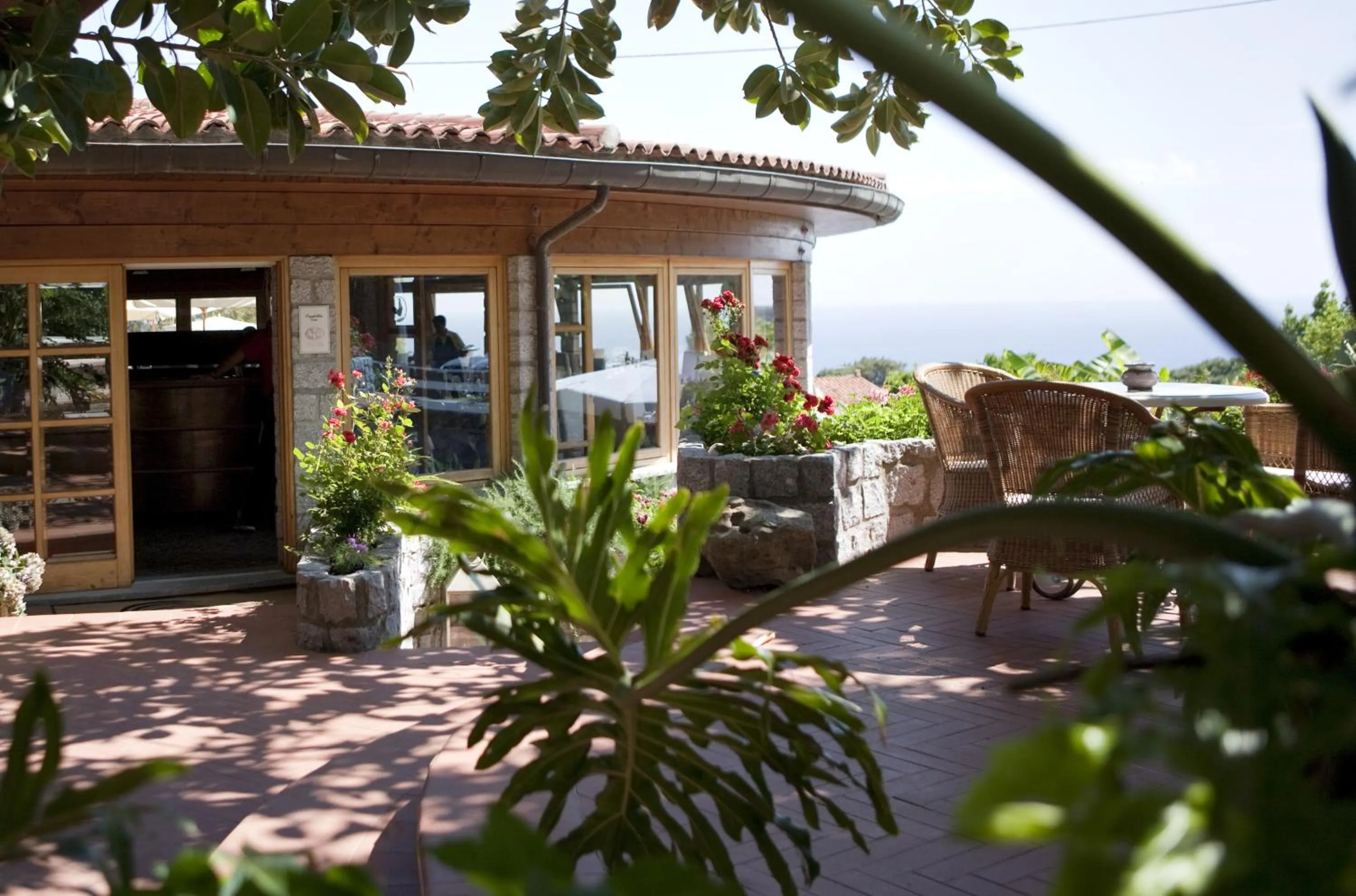 Patio in Hotel Gallo Nero