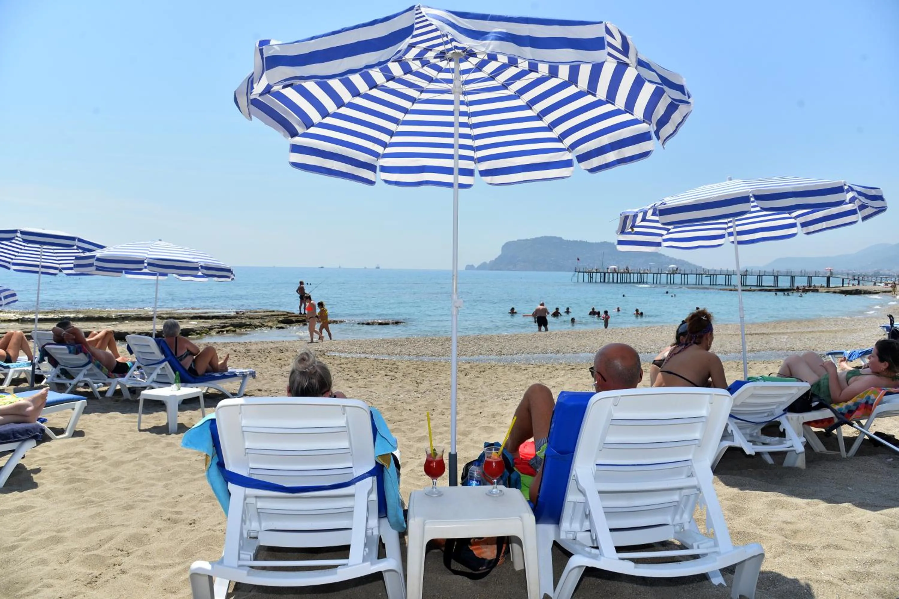 Beach in Oba Time Hotel