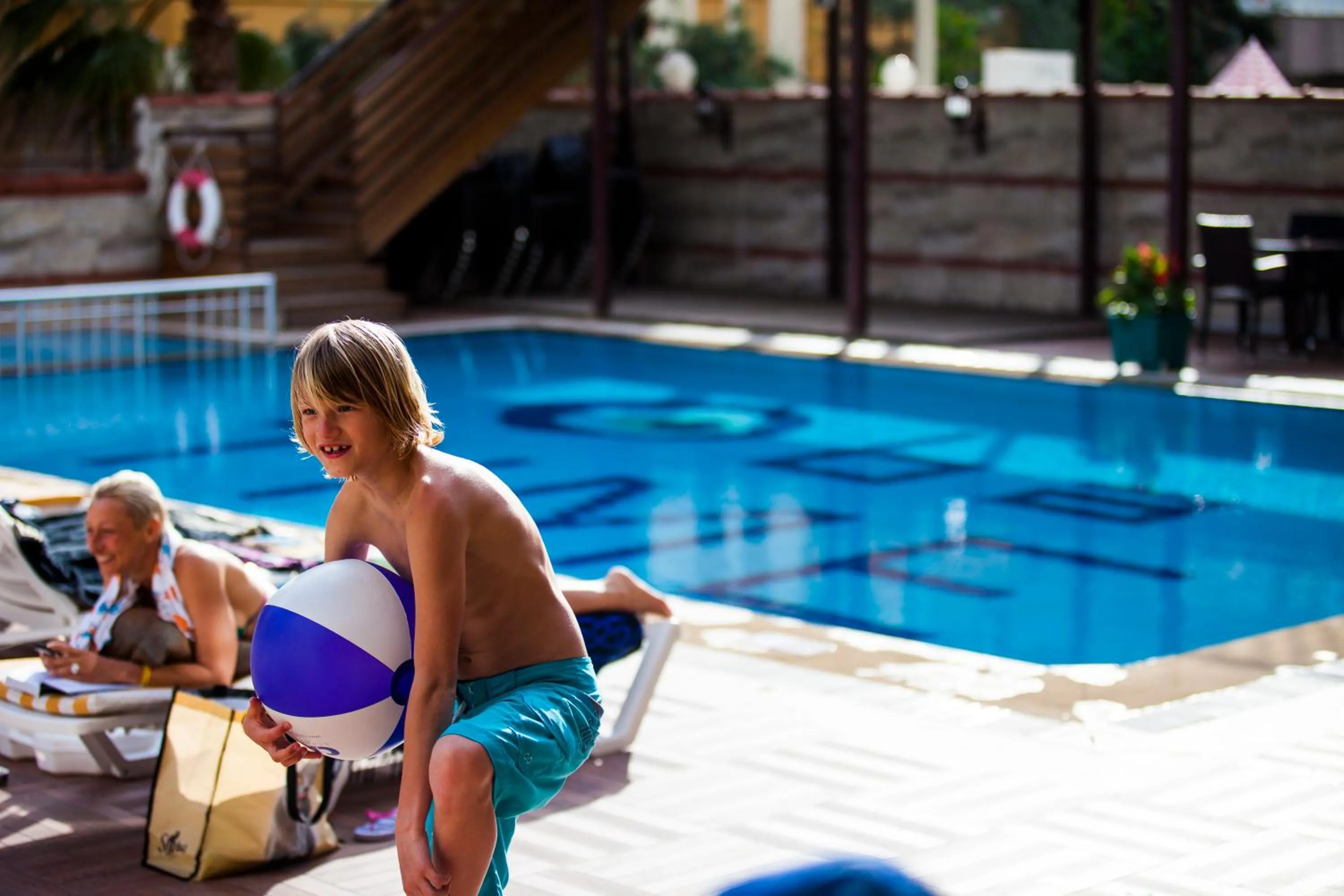 Swimming pool in Oba Time Hotel