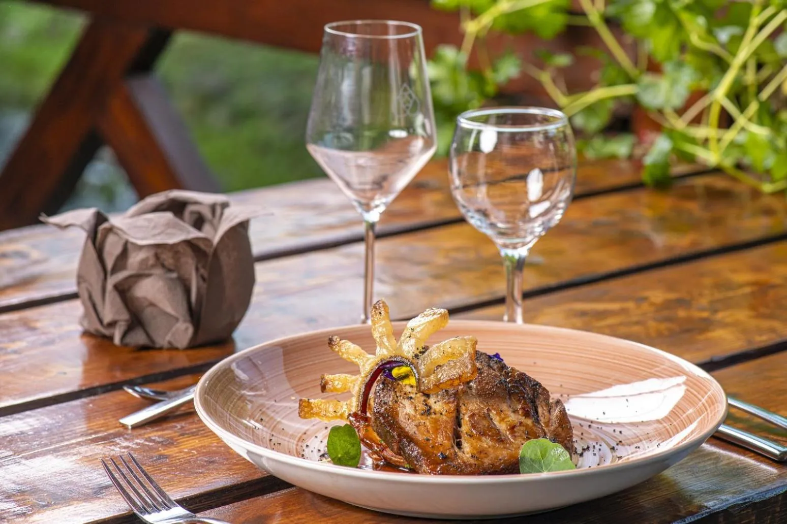 Restaurant/places to eat in Patak Park Hotel Visegrád