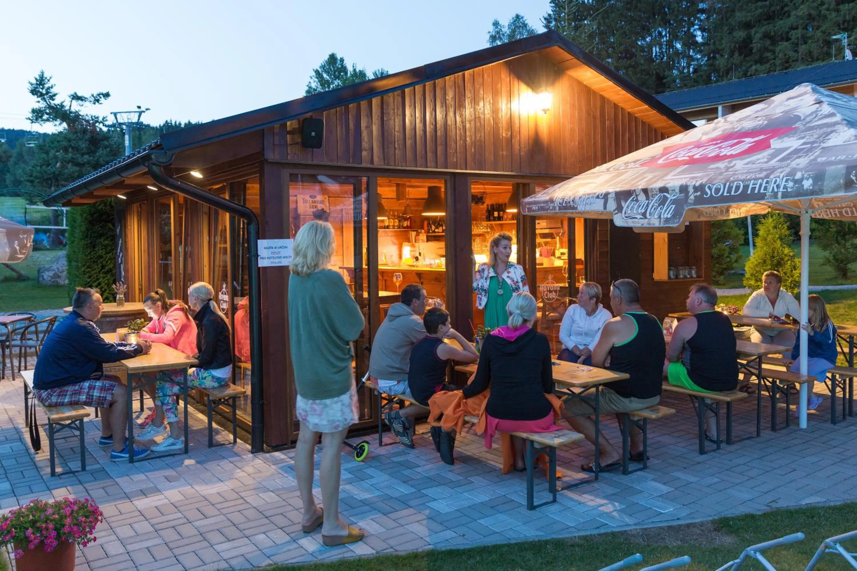 Lounge or bar in Hotel SLUNEČNÁ LOUKA